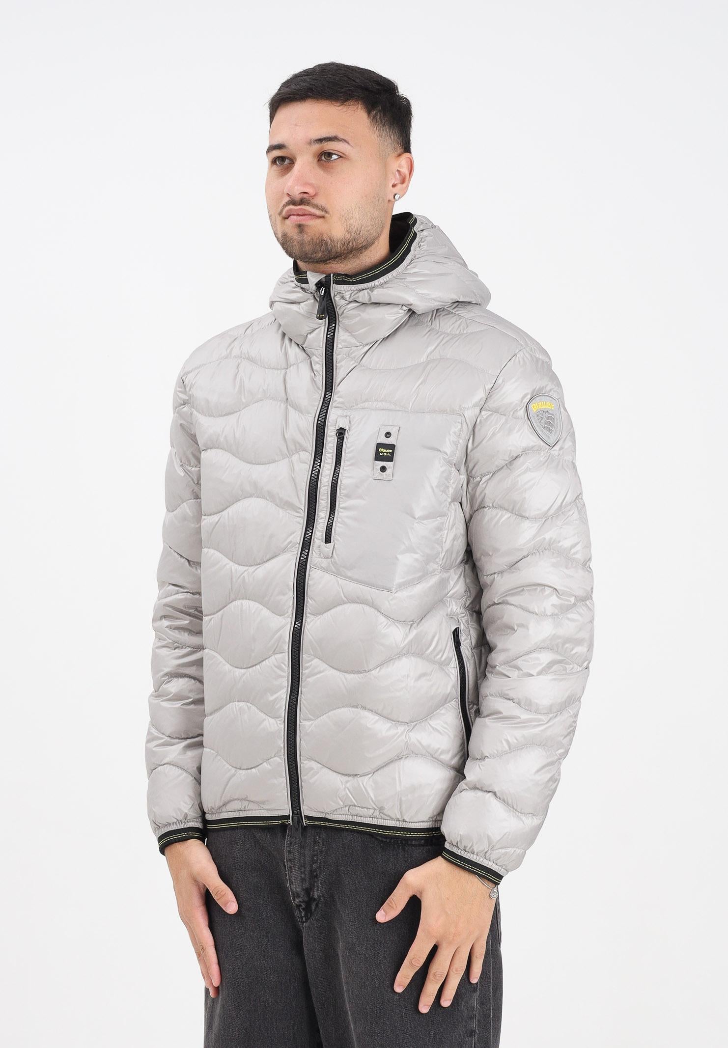BLAUER Piumino WAVE grigio da uomo 25WBLUC03074-006355 915 BLAUER