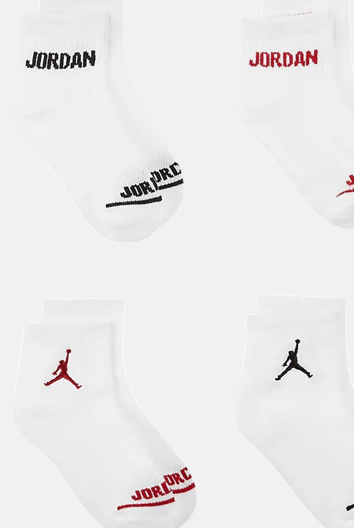 JORDAN Calzini (6 paia) LEGEND ANKLE bianchi per bambino e bambina BJ0342 001 JORDAN