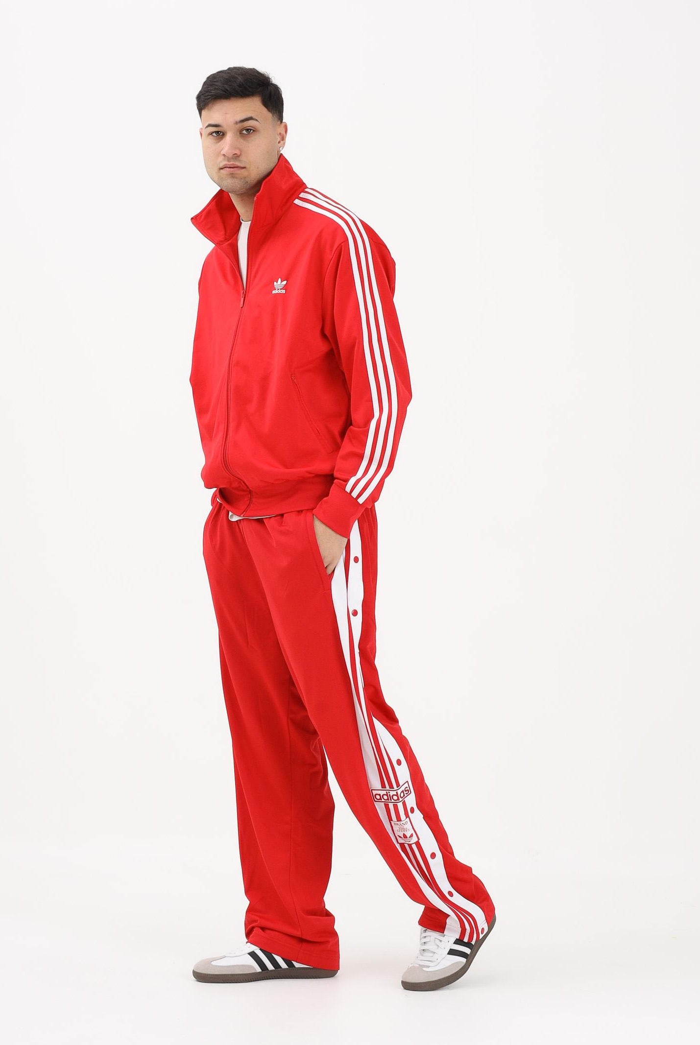 ADIDAS ORIGINALS Pantalone sportivo ADIBREAK rosso da uomo KD4093 . ADIDAS ORIGINALS