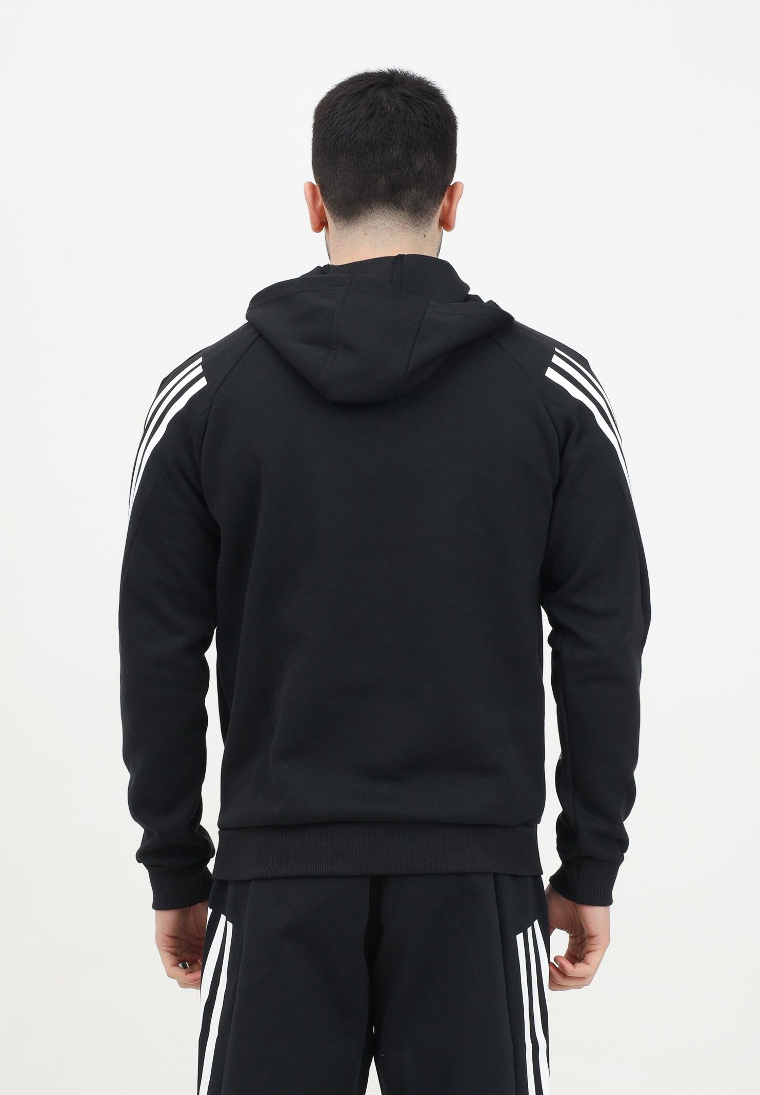 Felpa con cappuccio Future Icons 3-Stripes nera da uomo IN1841 . ADIDAS PERFORMANCE