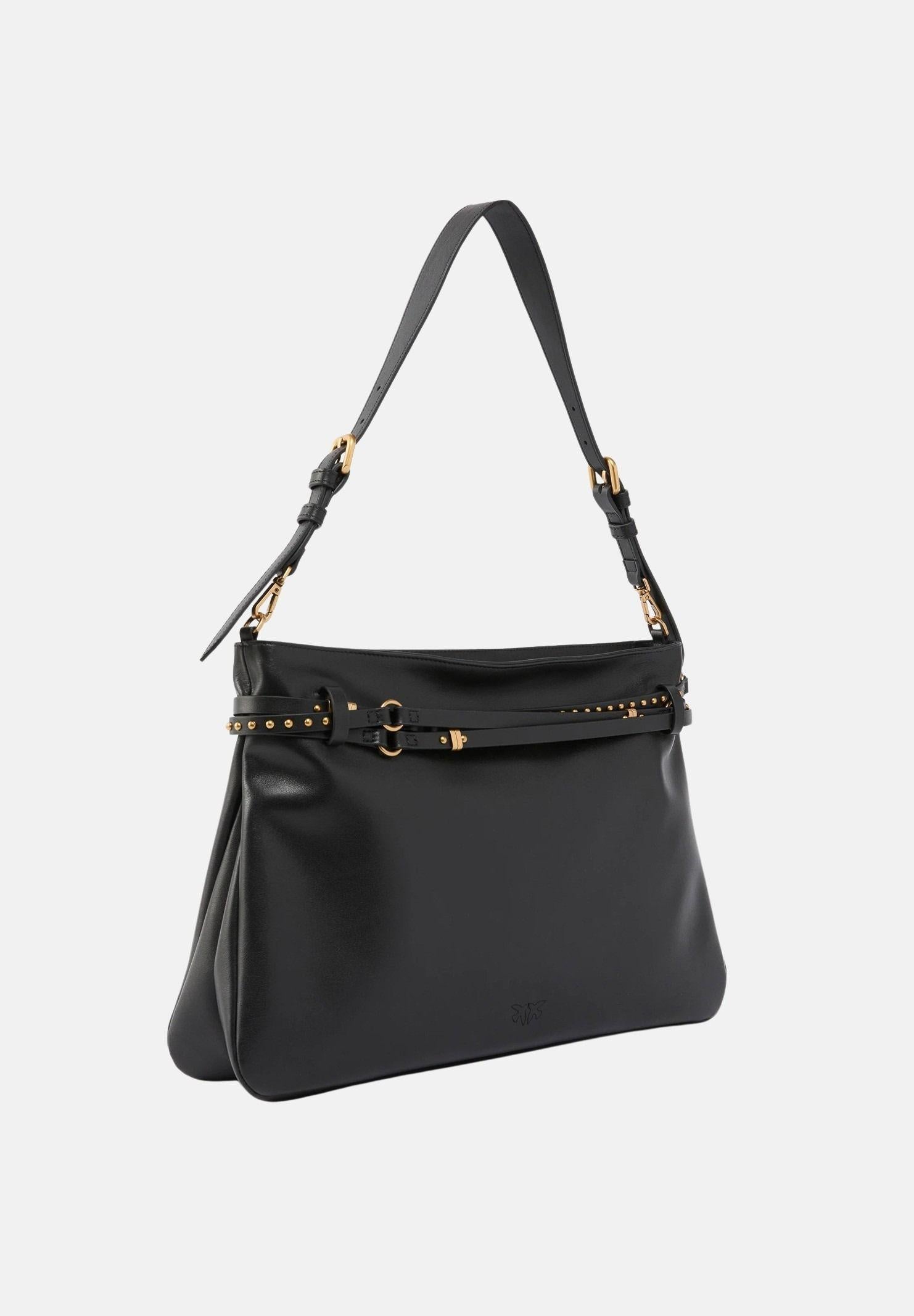 PINKO Borsa a spalla Belt Bag Big nera da donna 105903A0QO Z99Q PINKO
