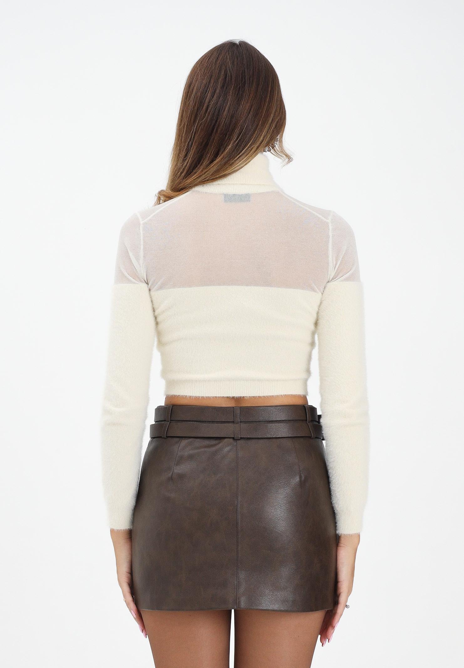 ELISABETTA FRANCHI Maglione a collo alto panna da donna MK54T57E2 DZ9 ELISABETTA FRANCHI