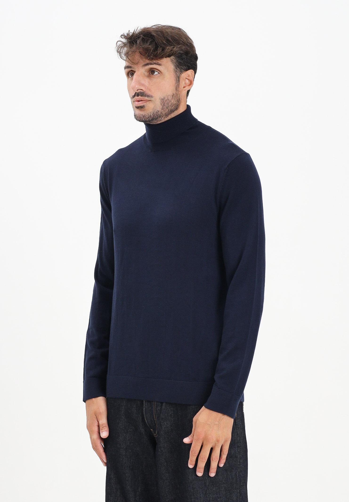 SELECTED HOMME Maglione a collo alto blu da uomo 16094653 NavyBlazer SELECTED HOMME