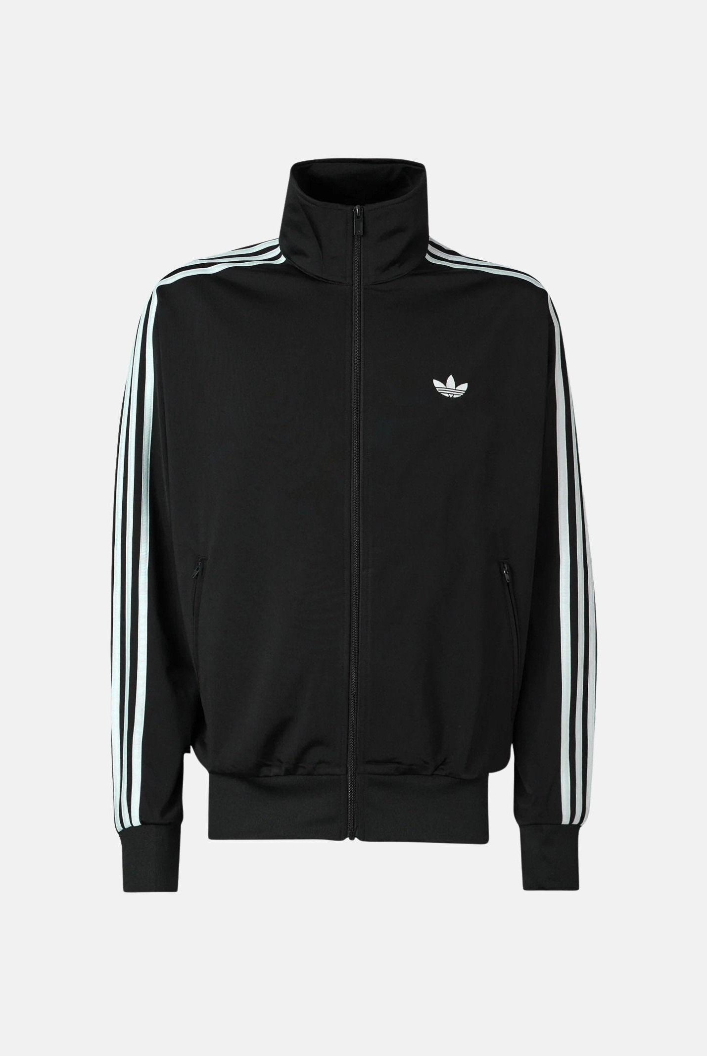 ADIDAS ORIGINALS Felpa con zip adicolor Classics Firebird nera da uomo IJ7058 . ADIDAS ORIGINALS