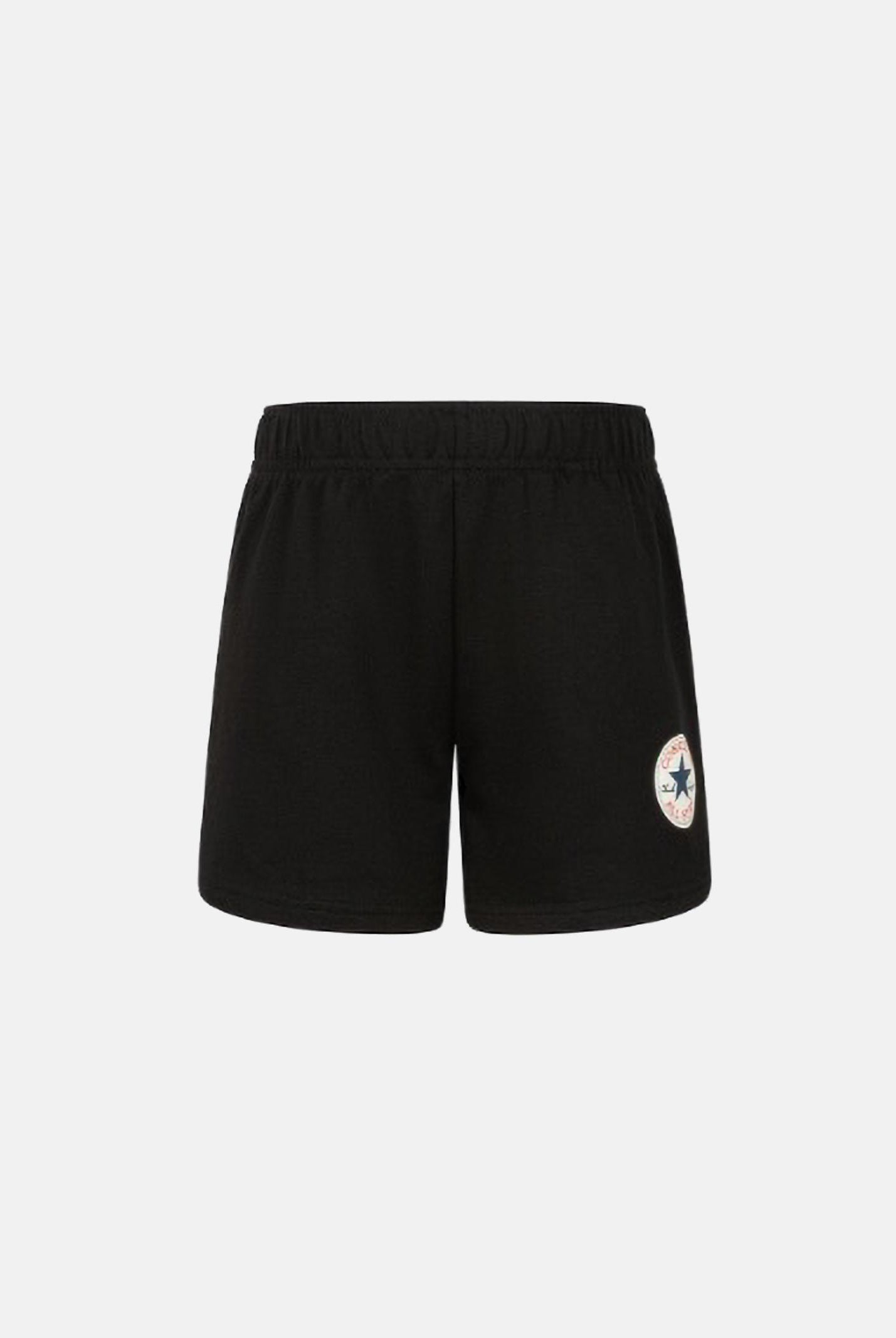 CONVERSE Shorts sportivo nero da bambina con toppa Chuck Taylor 469025 023 CONVERSE
