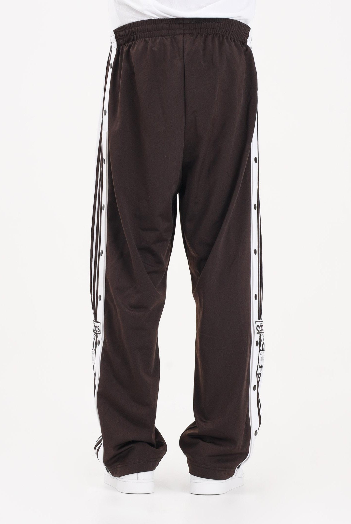 ADIDAS ORIGINALS Pantalone sportivo Adibreak Classic marrone e bianco da uomo KE1679 . ADIDAS ORIGINALS