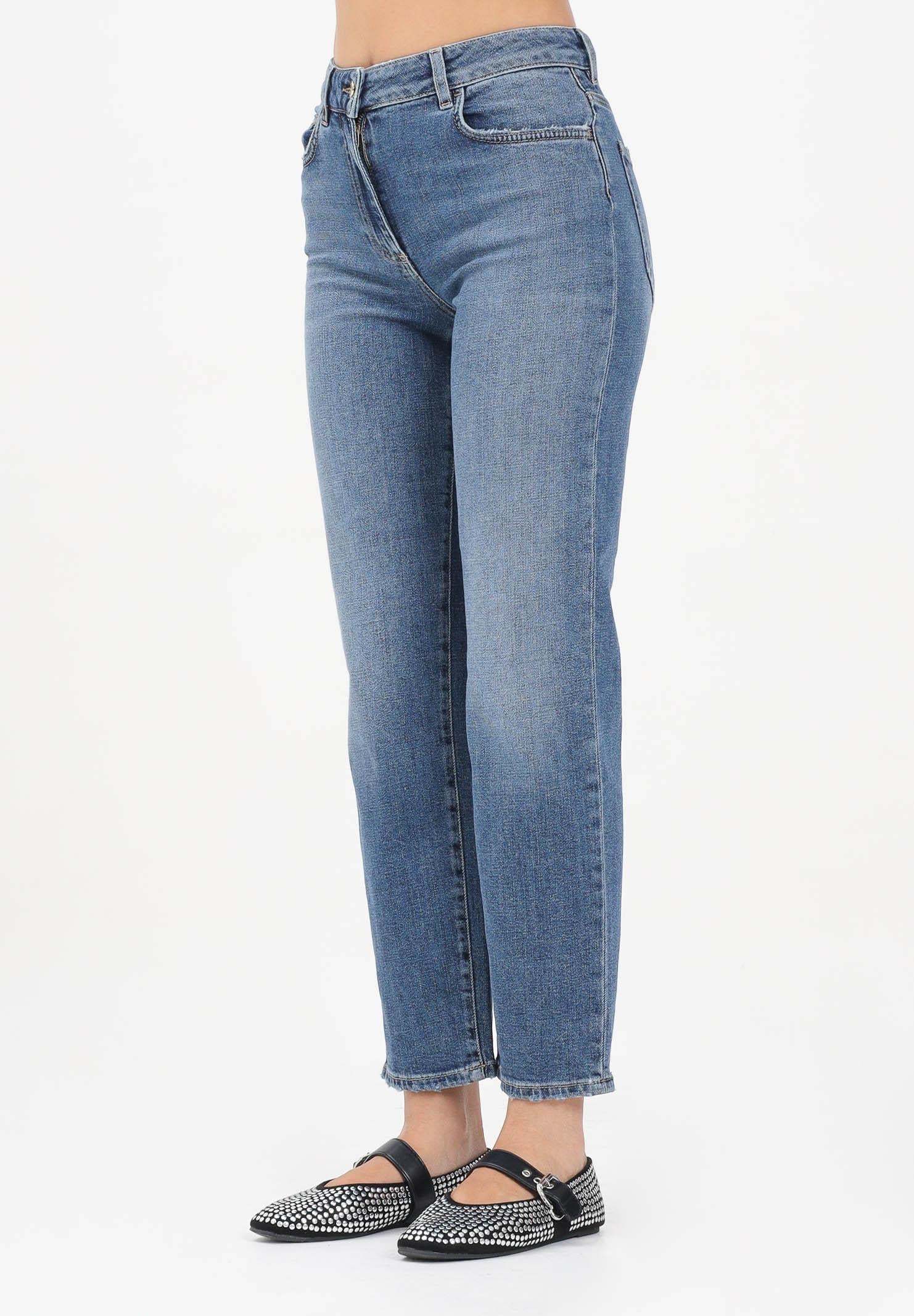 ELISABETTA FRANCHI Jeans skinny in denim da donna con logo embossed PJ07N56E2 192 ELISABETTA FRANCHI
