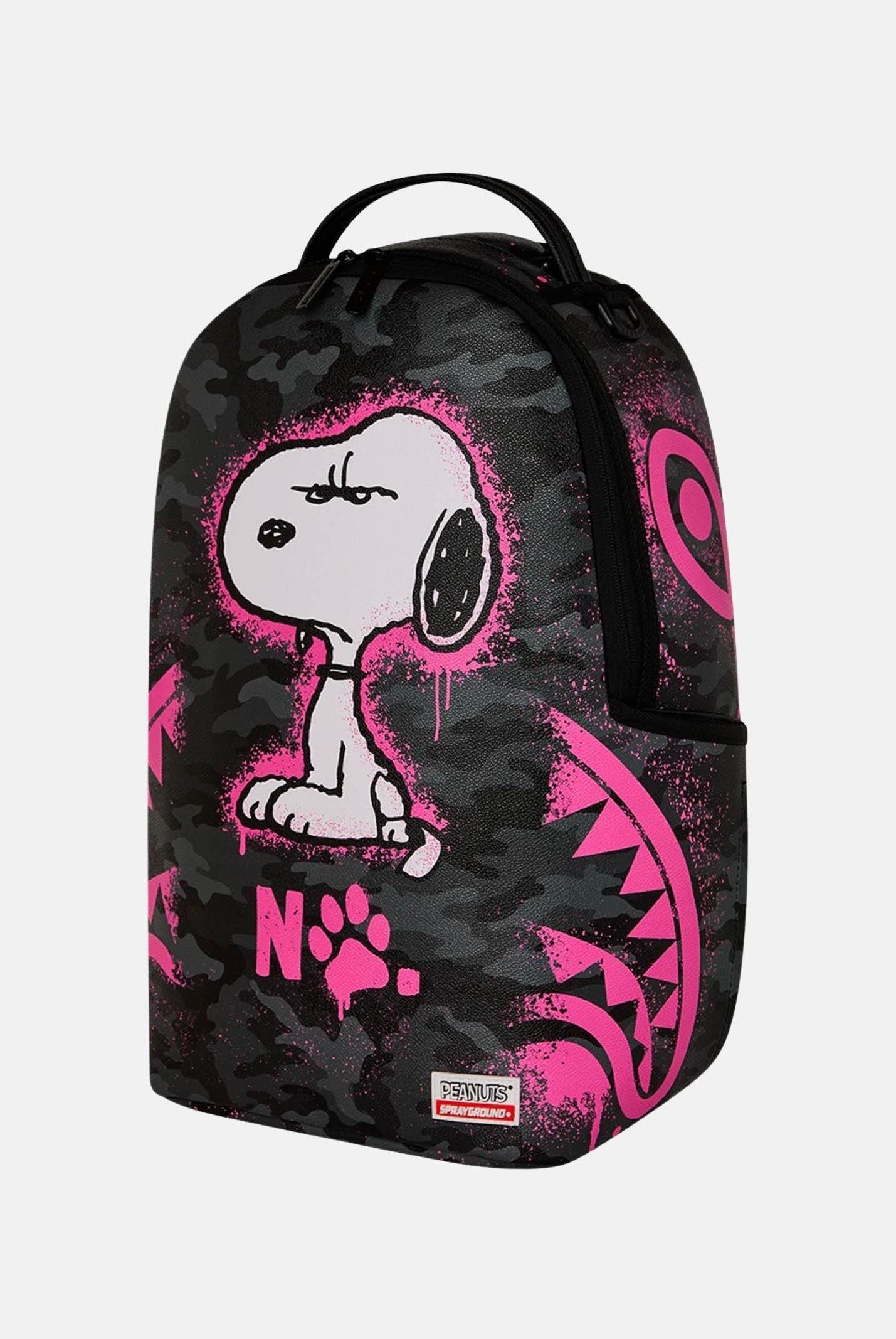 SPRAYGROUND Zaino SNOOPY PINK STENCIL DLXSV nero da donna 910B8781NSZ . SPRAYGROUND