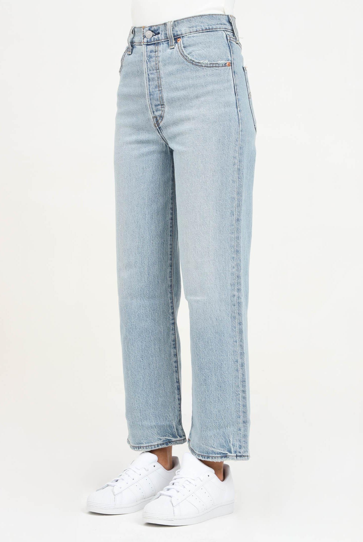 LEVI'S® Jeans Ribcage Straight alla caviglia in denim chiaro da donna 72693-0219 . LEVI'S®