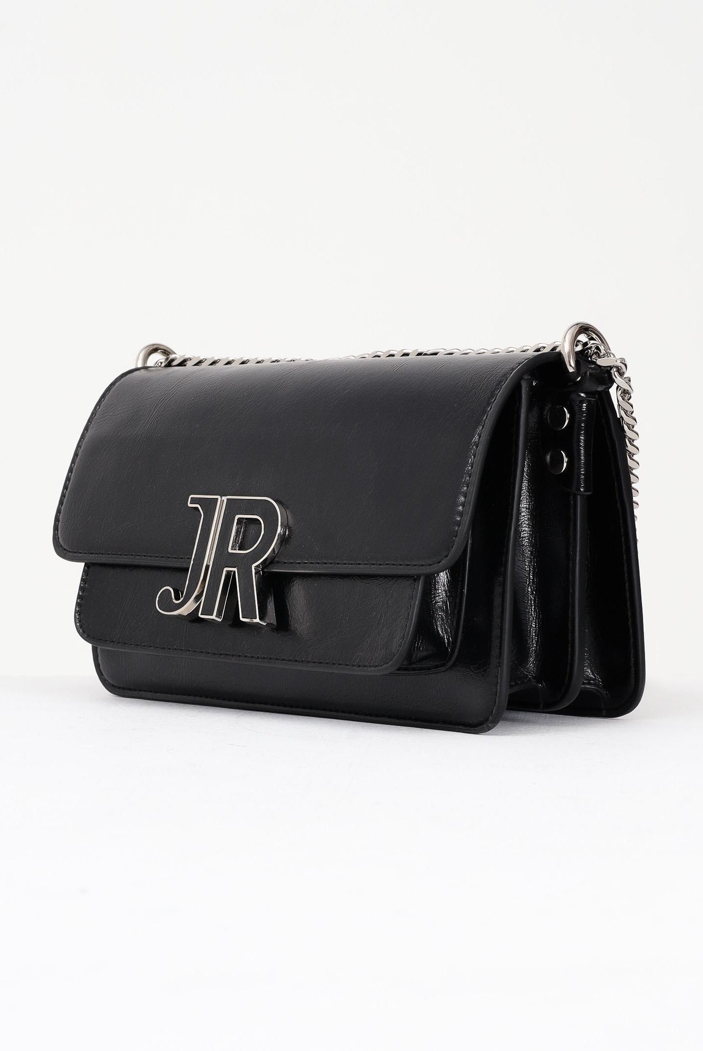 RICHMOND Borsa a tracolla nera da donna con logo JR RWA25227BO BL RICHMOND