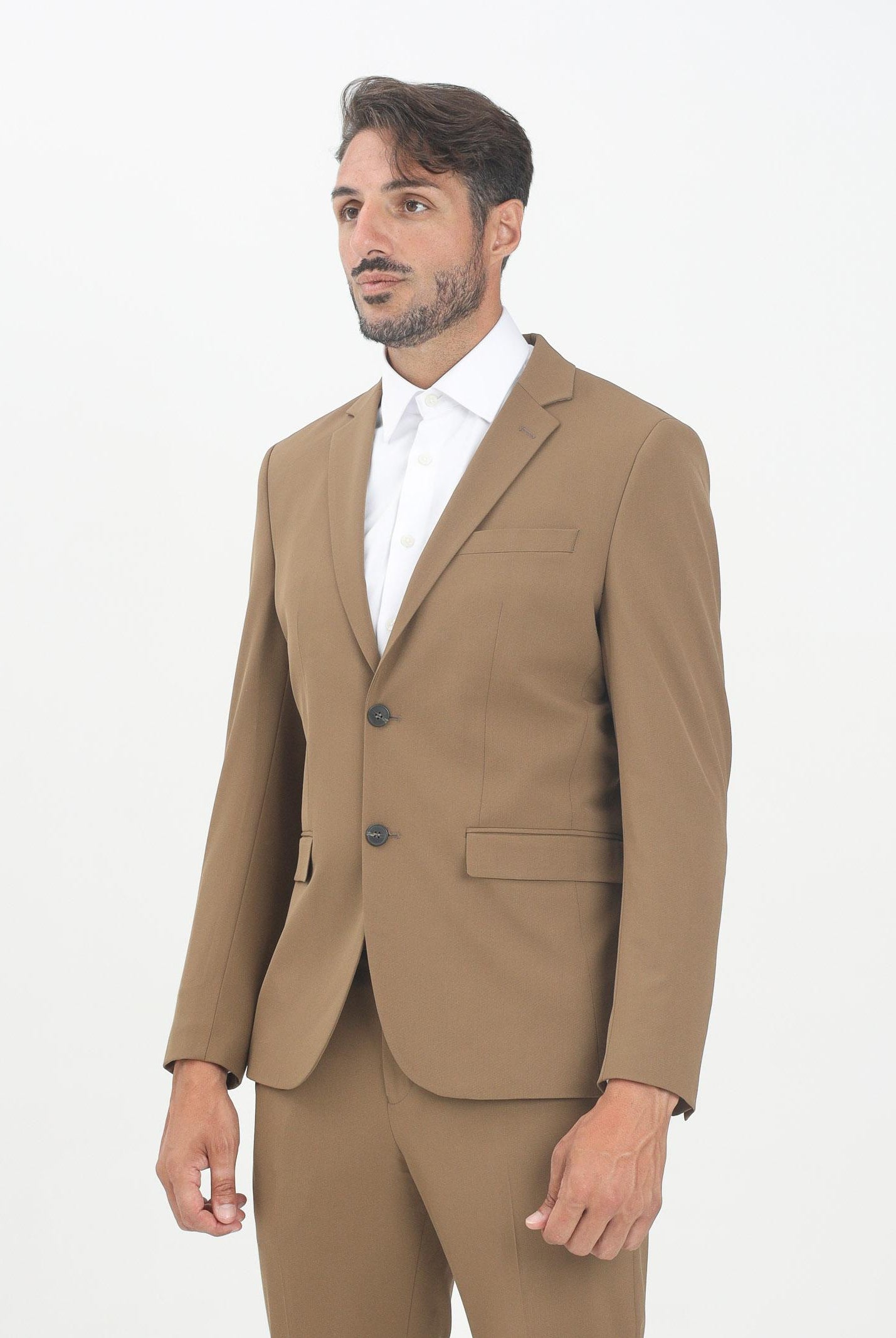 SELECTED HOMME Giacca monopetto marrone da uomo 16087824 Ermine SELECTED HOMME