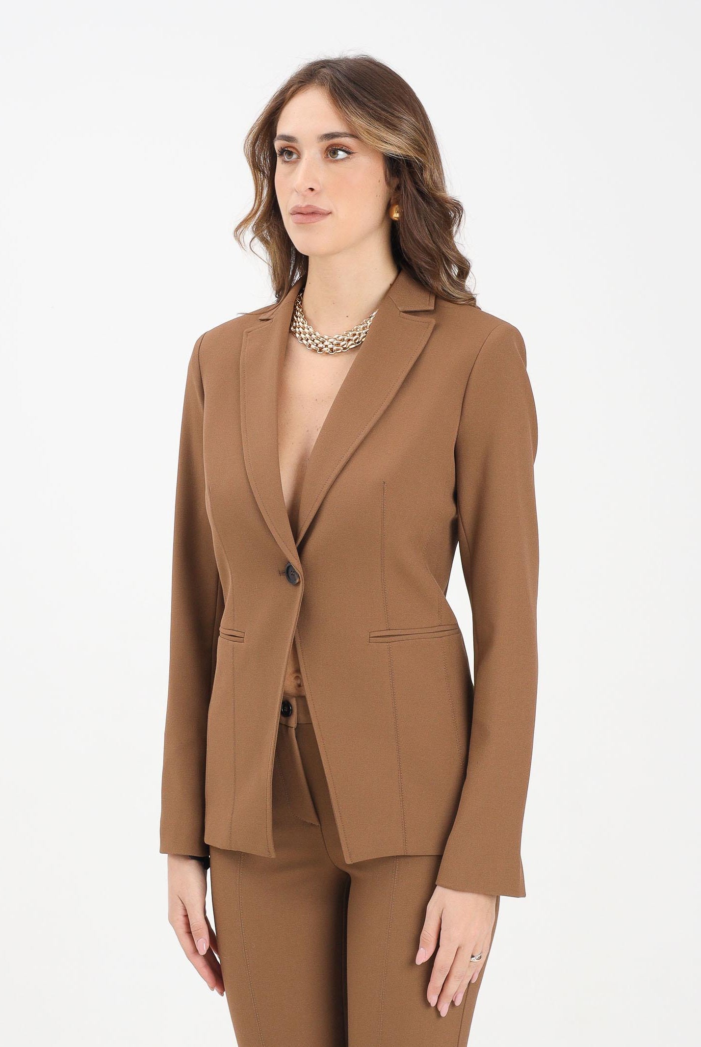 PINKO Giacca cammello da donna 105687A2QV M20 PINKO