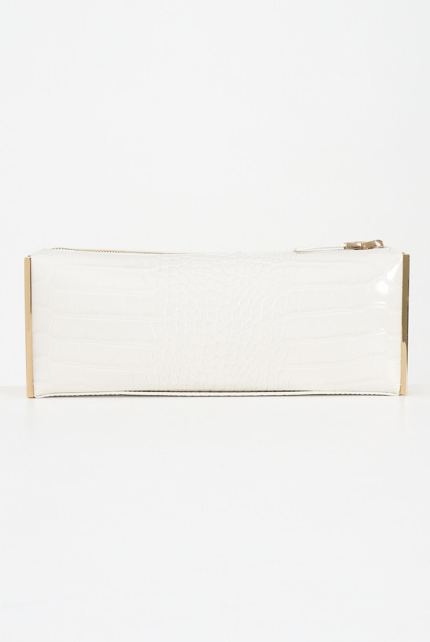 ELISABETTA FRANCHI Pochette bianco latte da donna con stampa cocco BS52A56E2 DZ9 ELISABETTA FRANCHI