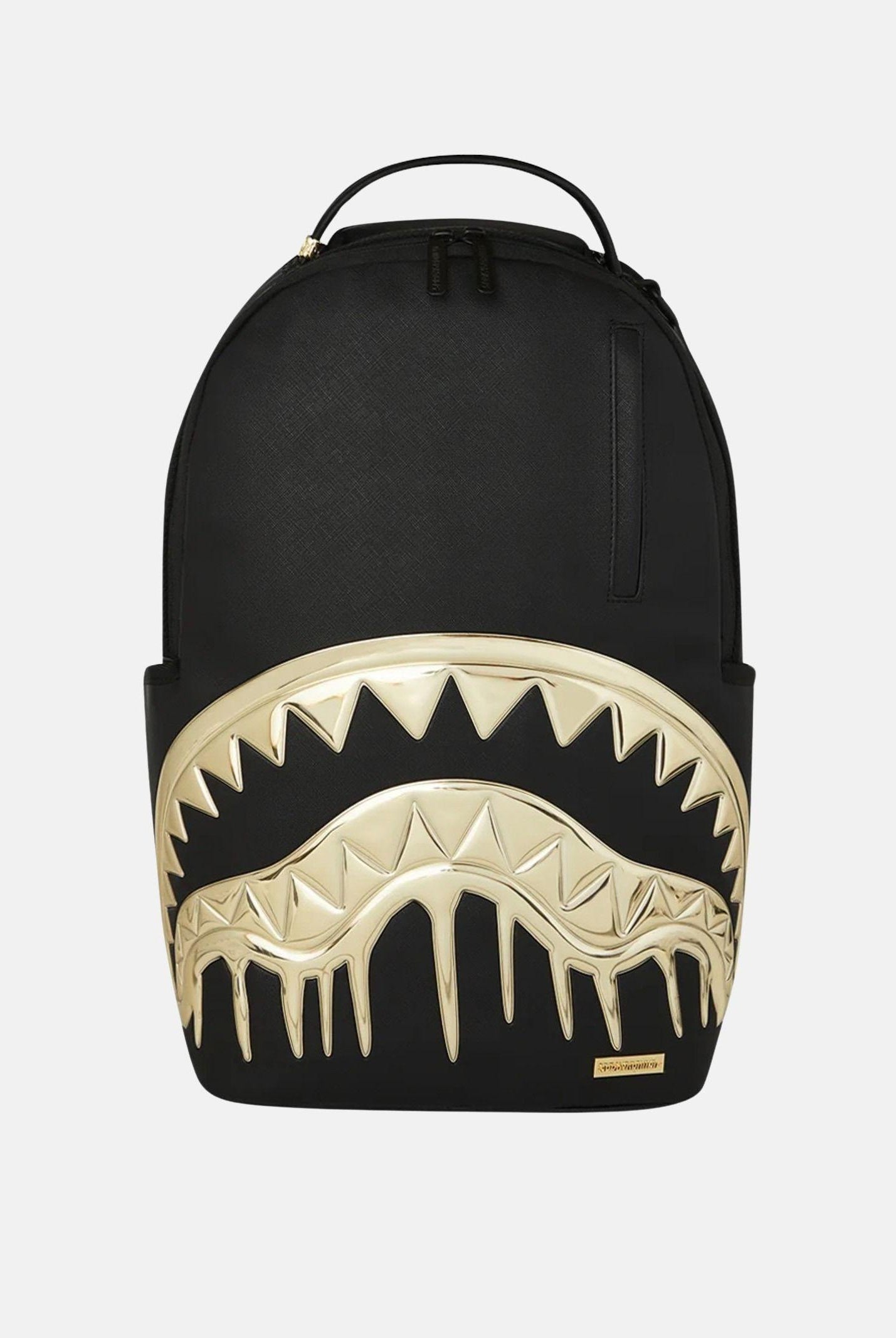 SPRAYGROUND Zaino GOLD AND DANGEROUS BACKPACK nero e oro per uomo e donna 910B8178NSZ . SPRAYGROUND