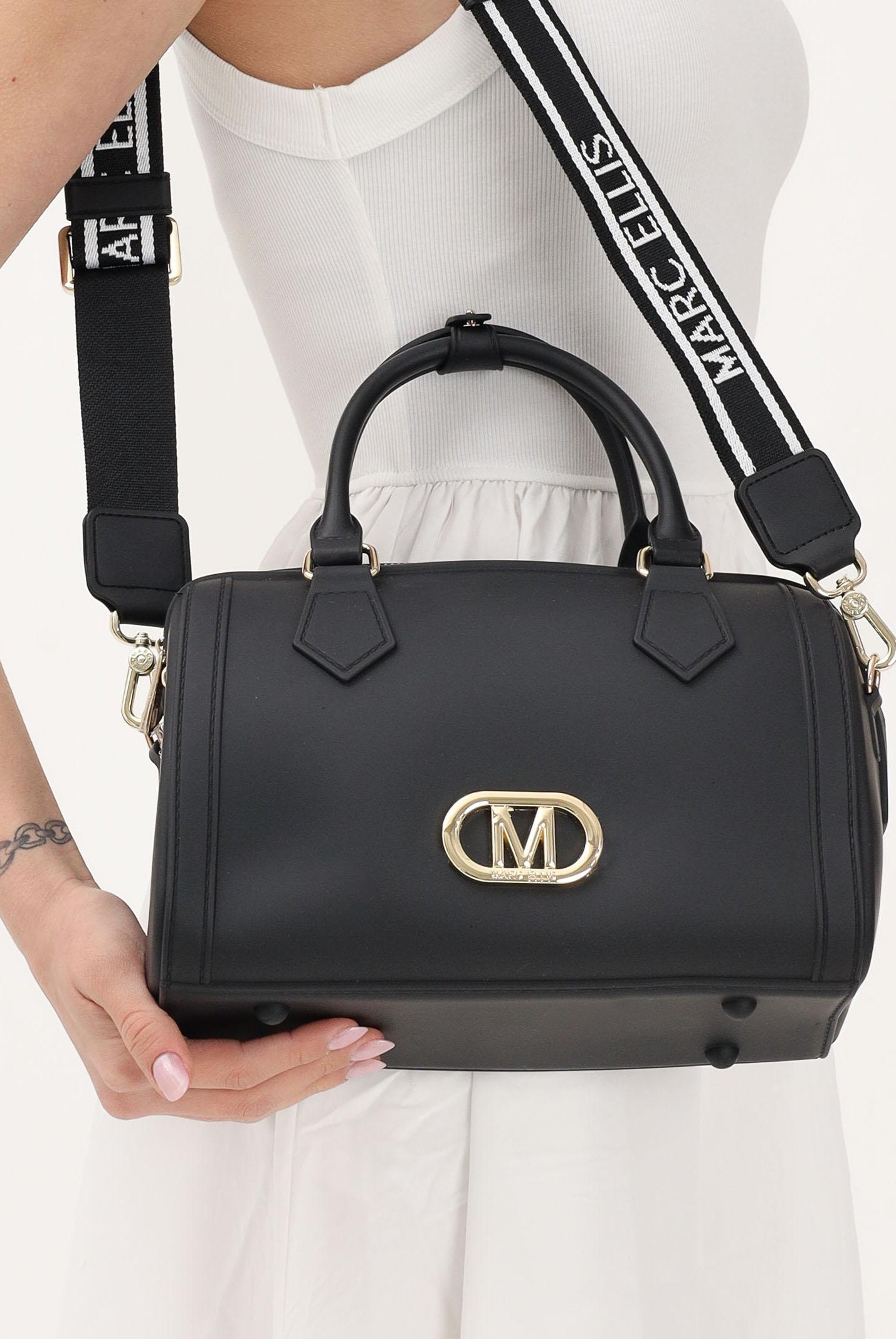 MARC ELLIS Borsa a mano FLAT-ESTRELLA-L nera da donna FLAT-ESTRELLA-L BLLIGO MARC ELLIS