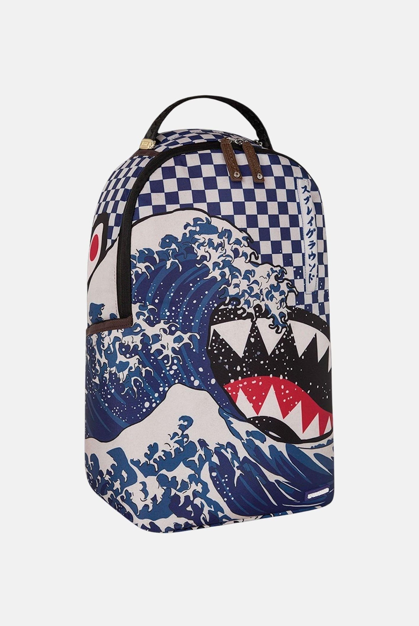 SPRAYGROUND Zaino Ichimatsu-Moyo Camokawa bianco e blu per uomo e donna 910B8810NSZ . SPRAYGROUND