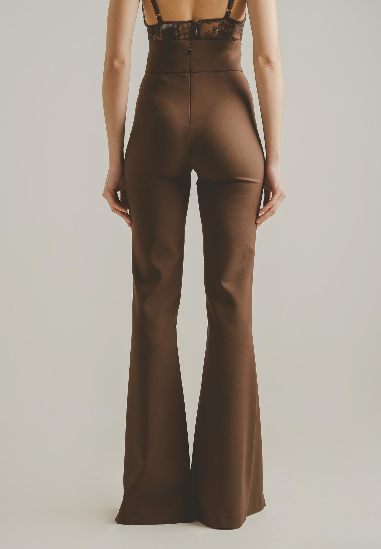 SANTAS Pantalone Force marrone da donna PV2609 NU SANTAS