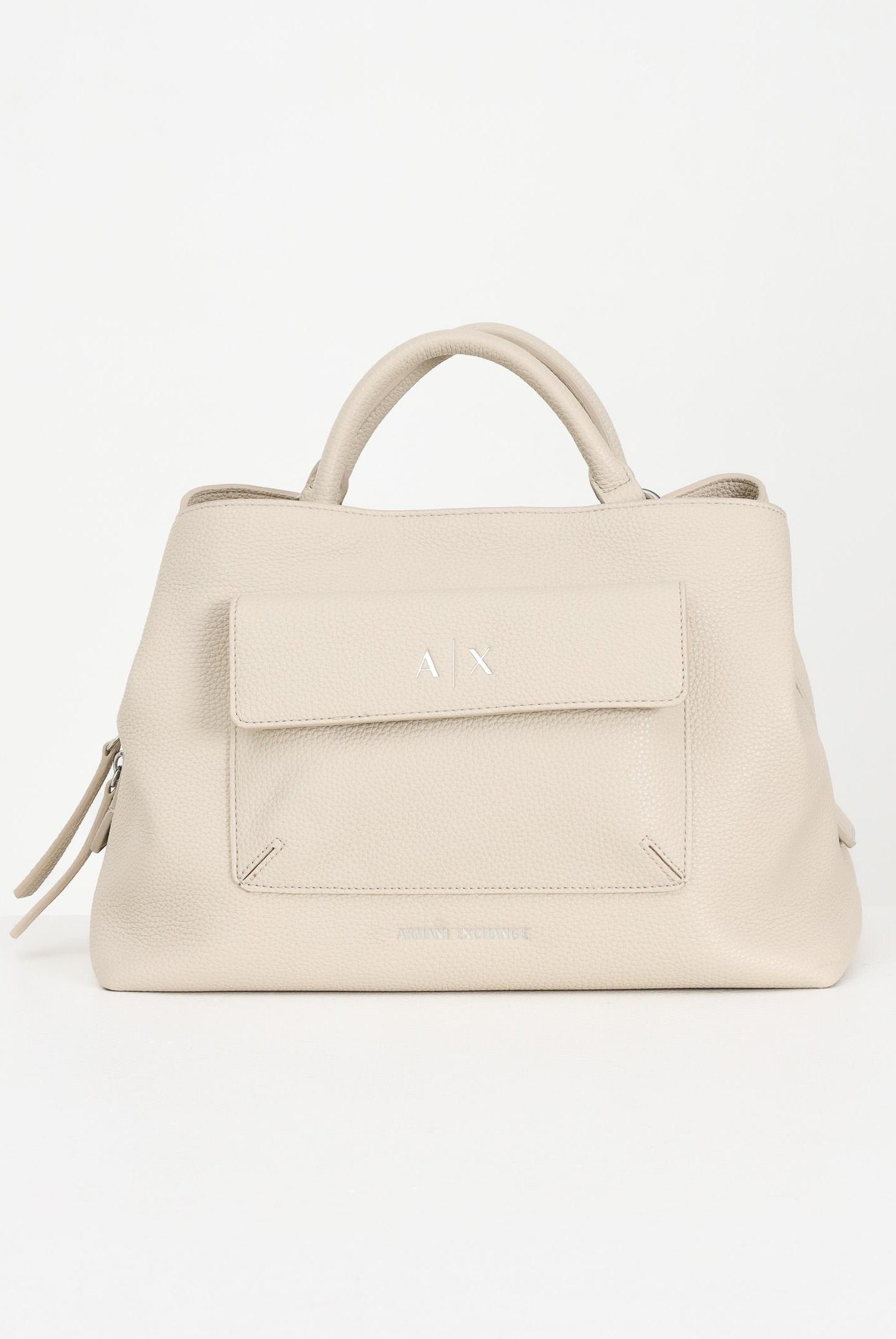 ARMANI EXCHANGE Borsa a mano panna da donna con logo XW001545AF17019 U1092 ARMANI EXCHANGE