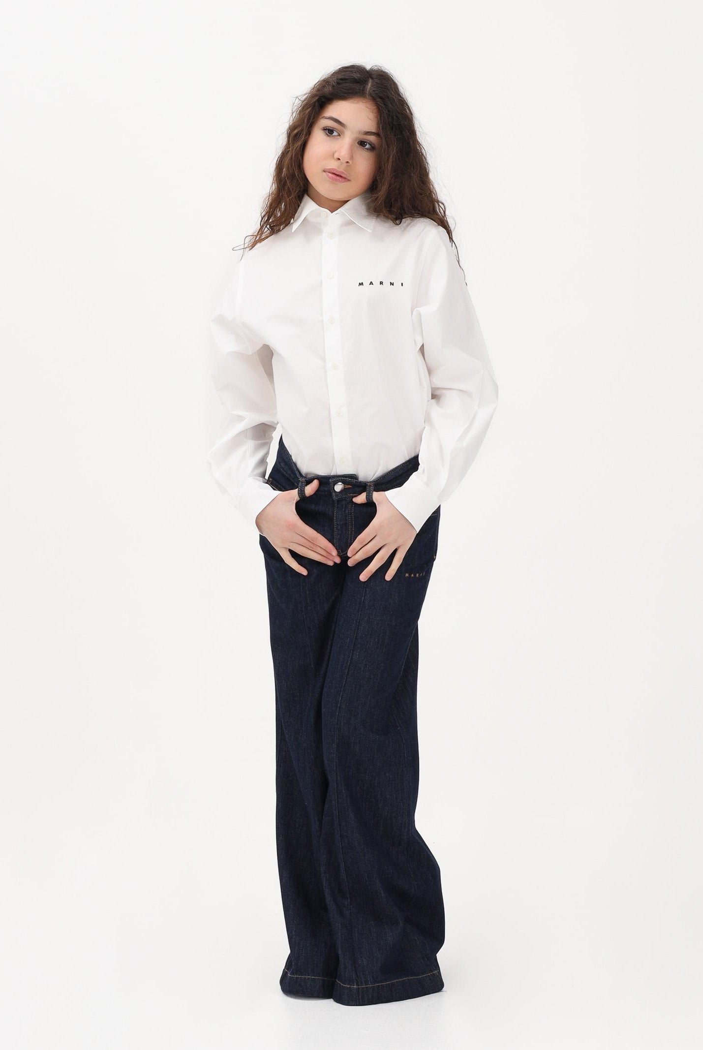 MARNI Jeans in denim blu per donna, ragazze e bambine M01808M00WG 0M01 MARNI