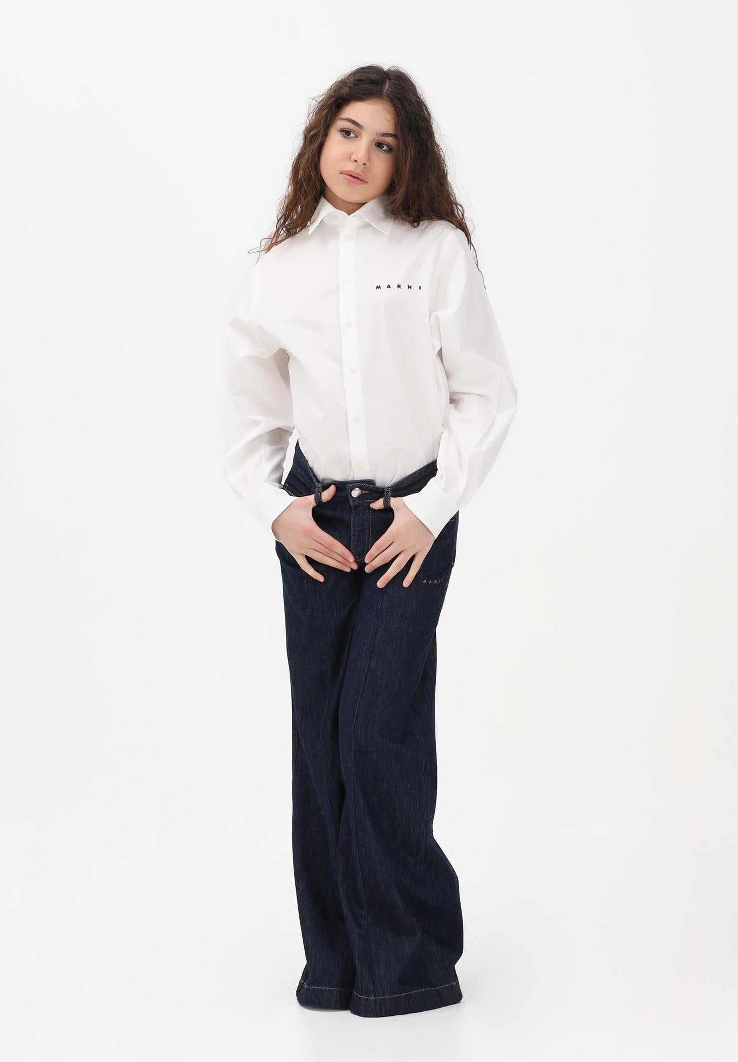 MARNI Jeans in denim blu per donna, ragazze e bambine M01808M00WG 0M01 MARNI