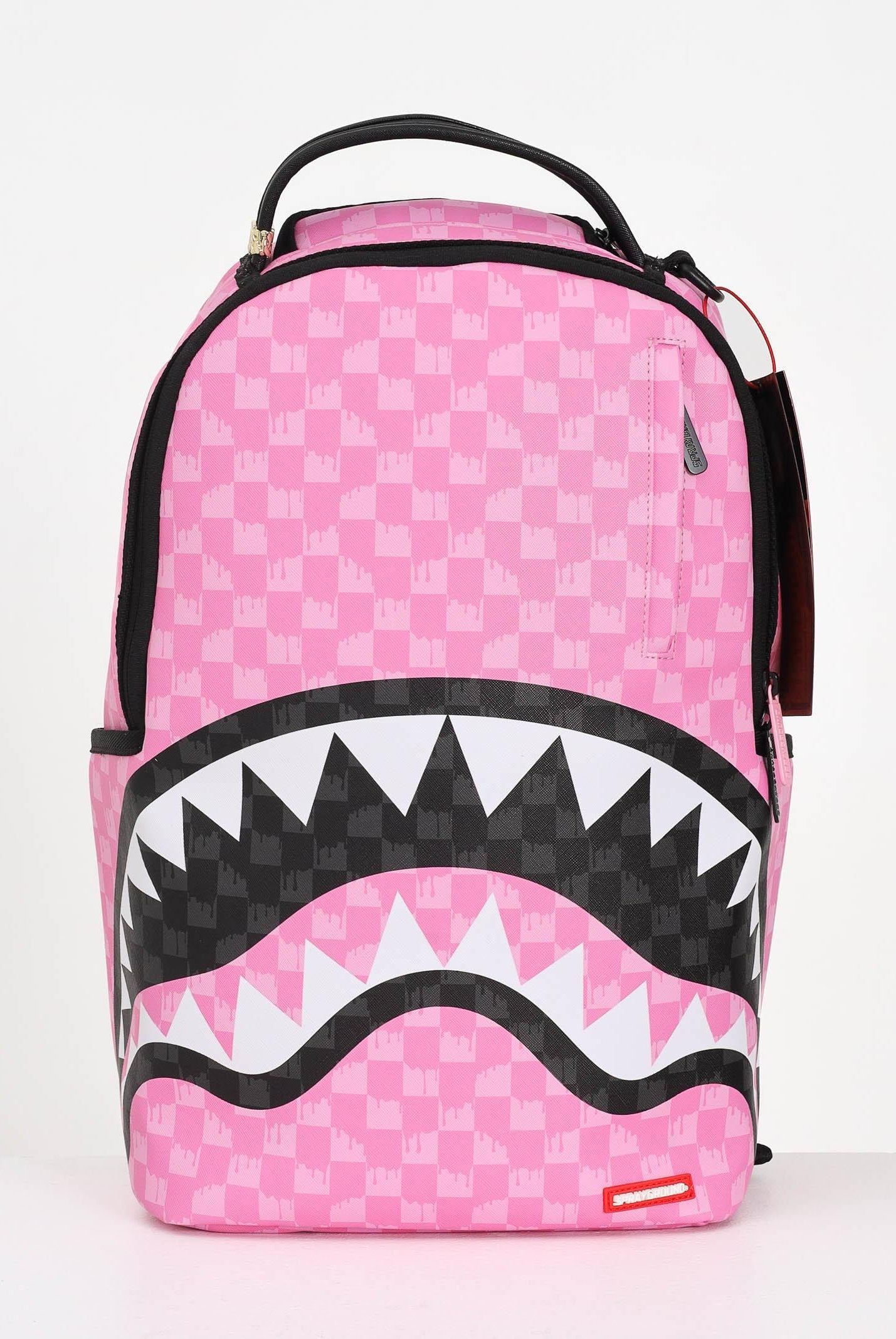 SPRAYGROUND Zaino PINK AND BLACK DRIP CHECK DLXSV rosa da donna 910B7694NSZ SPRAYGROUND