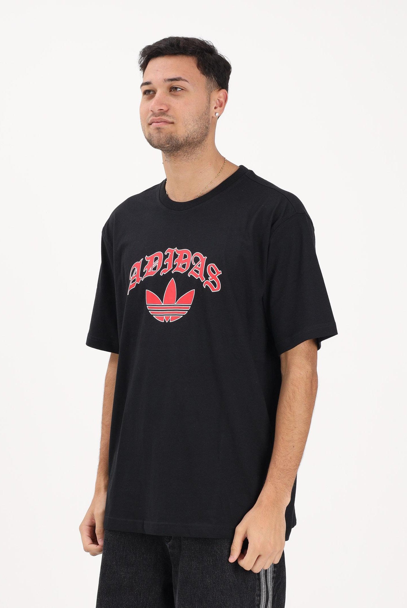 ADIDAS ORIGINALS T-shirt a manica corta Series nera da uomo KS7618 . ADIDAS ORIGINALS