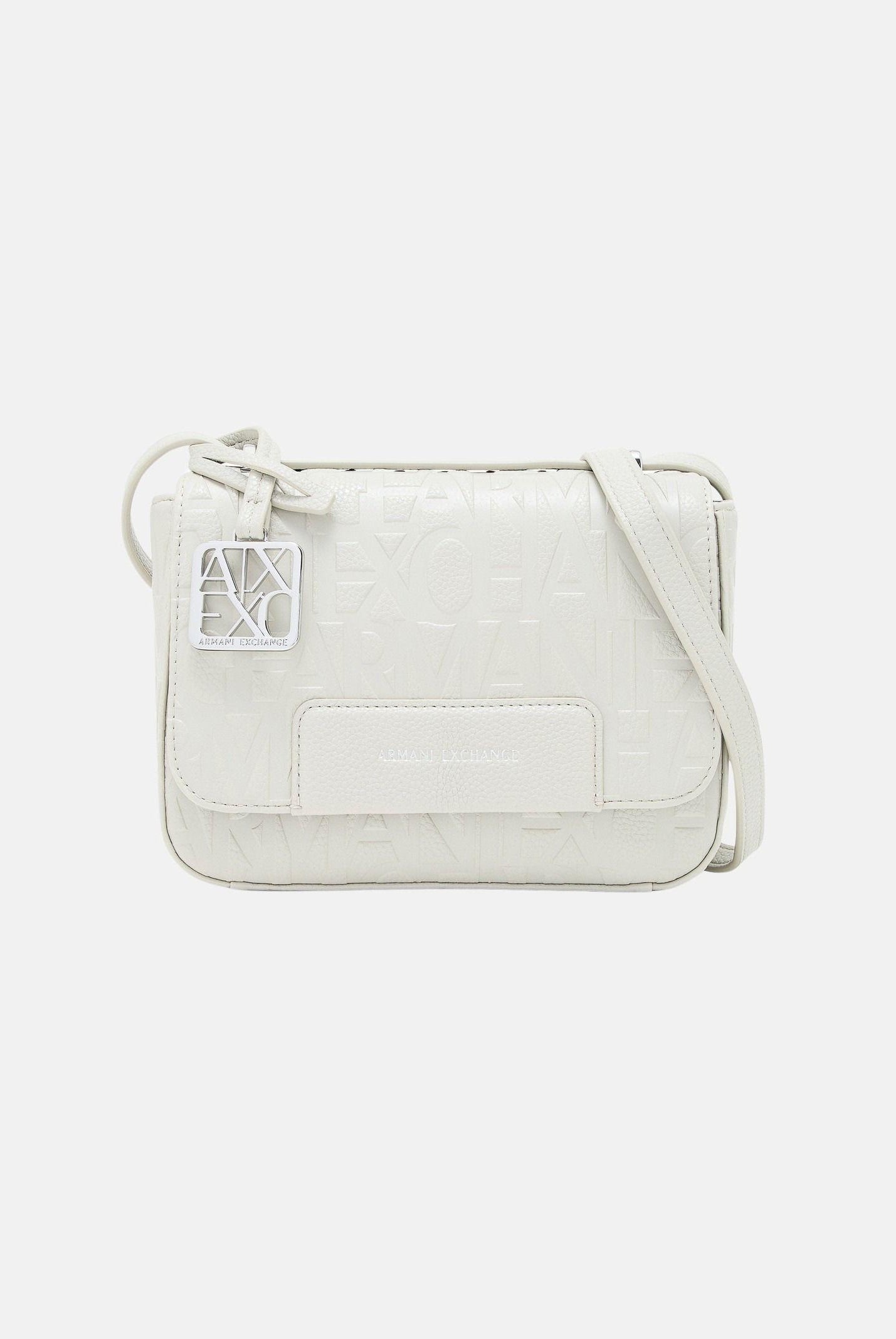 ARMANI EXCHANGE Borsa a tracolla bianca da donna con logo XW001577AF15774 U0011 ARMANI EXCHANGE
