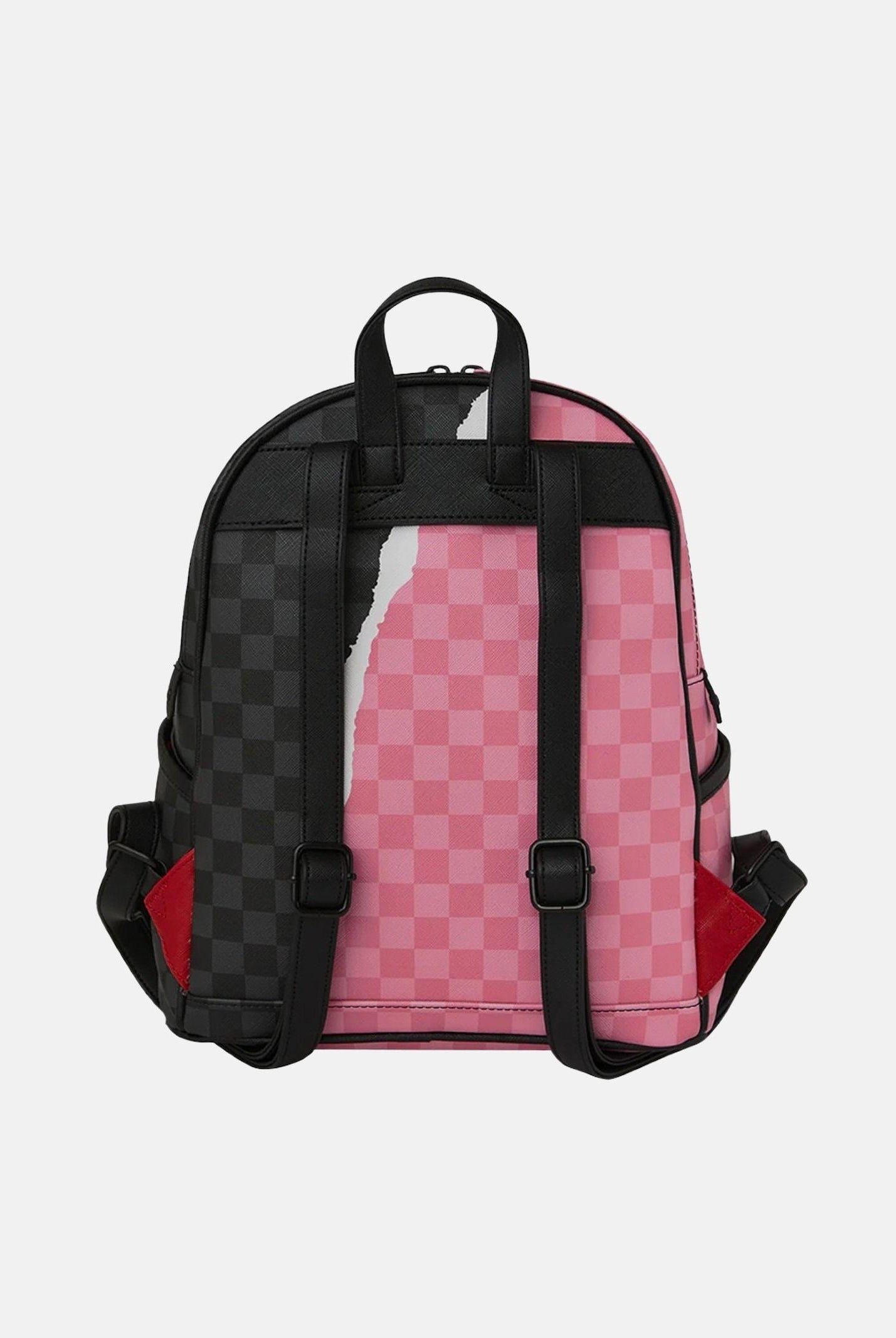 SPRAYGROUND Zaino PINK AND BLACK TEAR SIP SAVAGE BACKPACK nero e rosa da donna 910B8276NZ . SPRAYGROUND