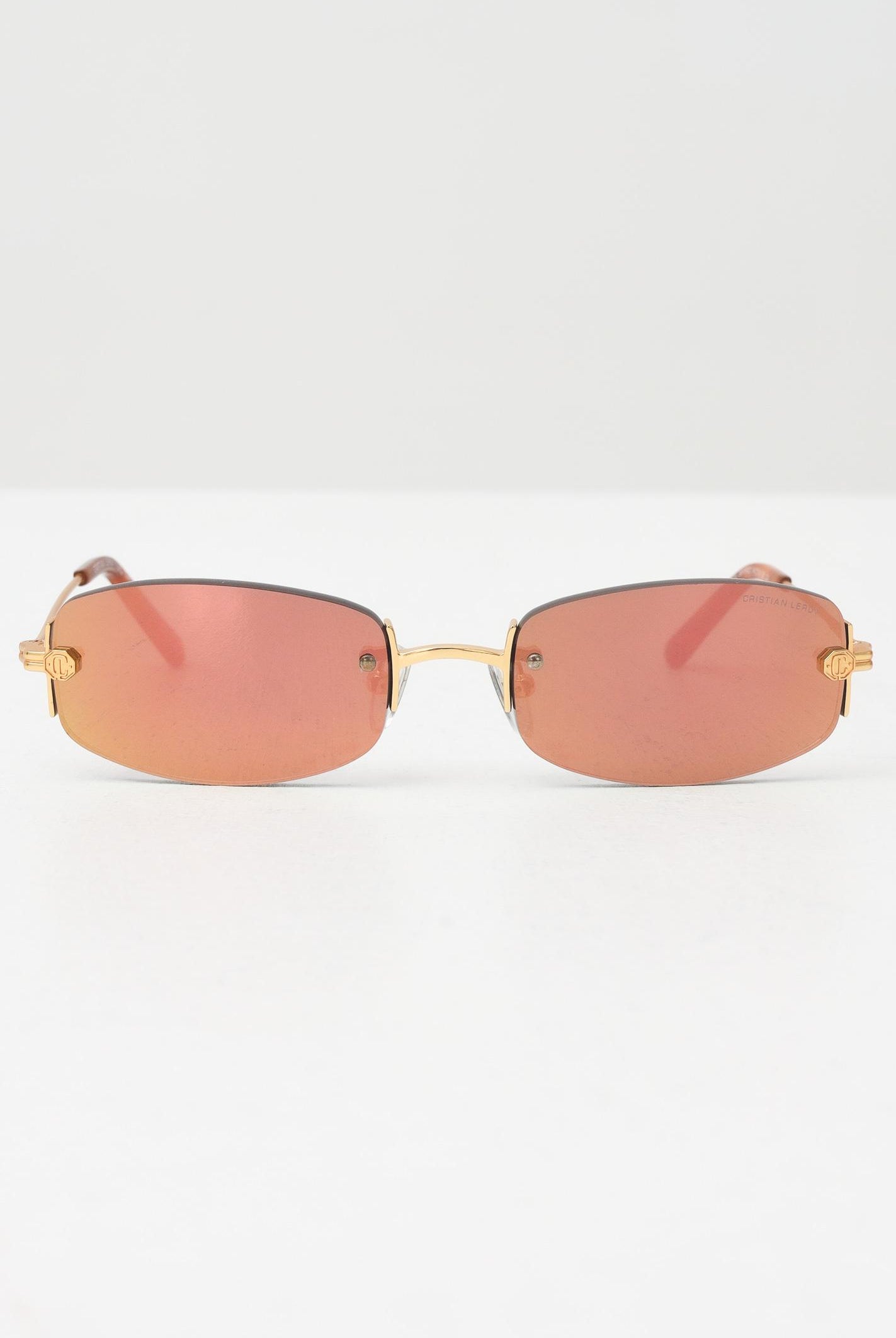 CRISTIAN LEROY Occhiali da sole con riflessi iridescenti per uomo e donna 15022 04 CRISTIAN LEROY