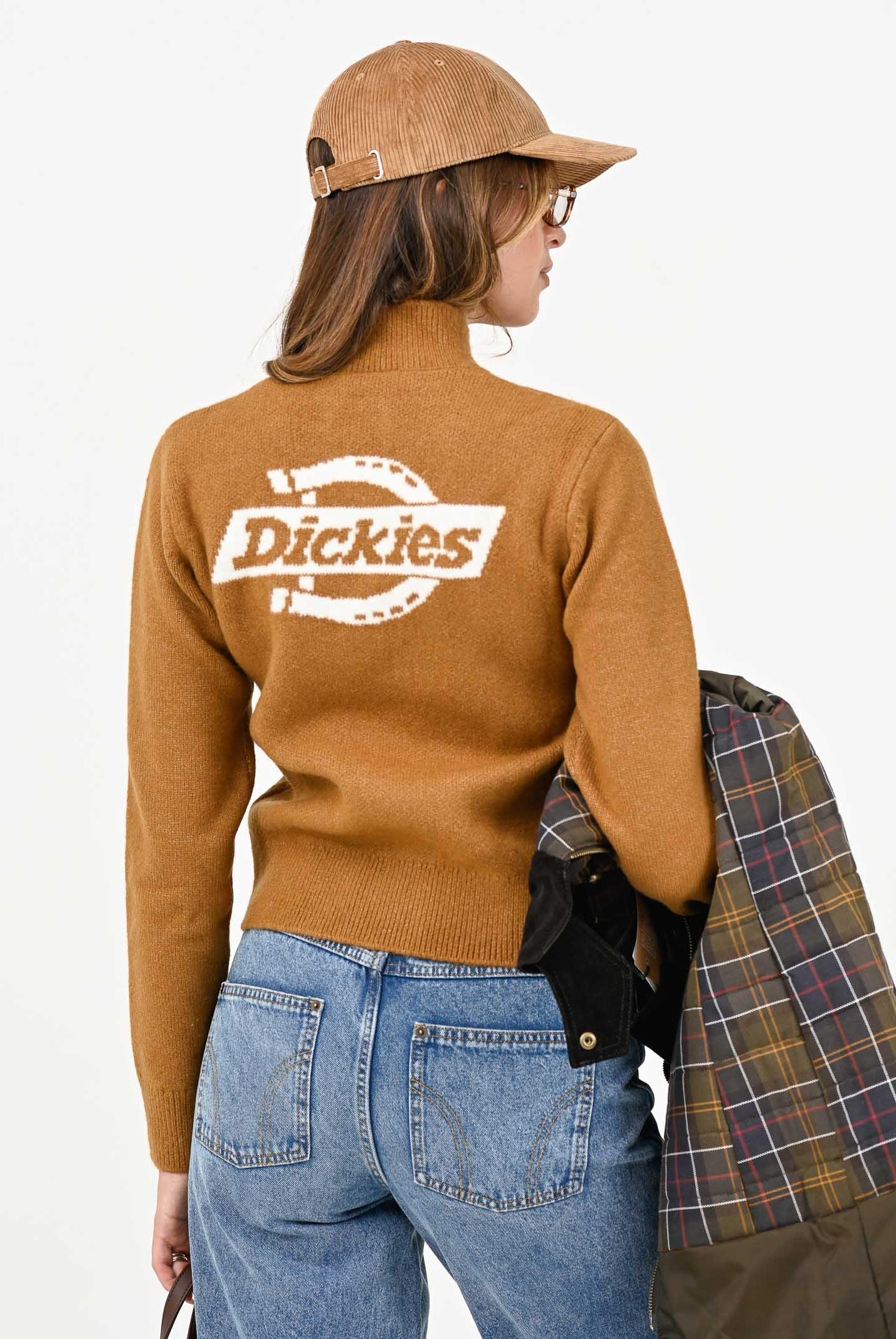 DICKIES Maglioncino a collo alto Ruston cammello da donna DK0A87P10BD1 DIckies
