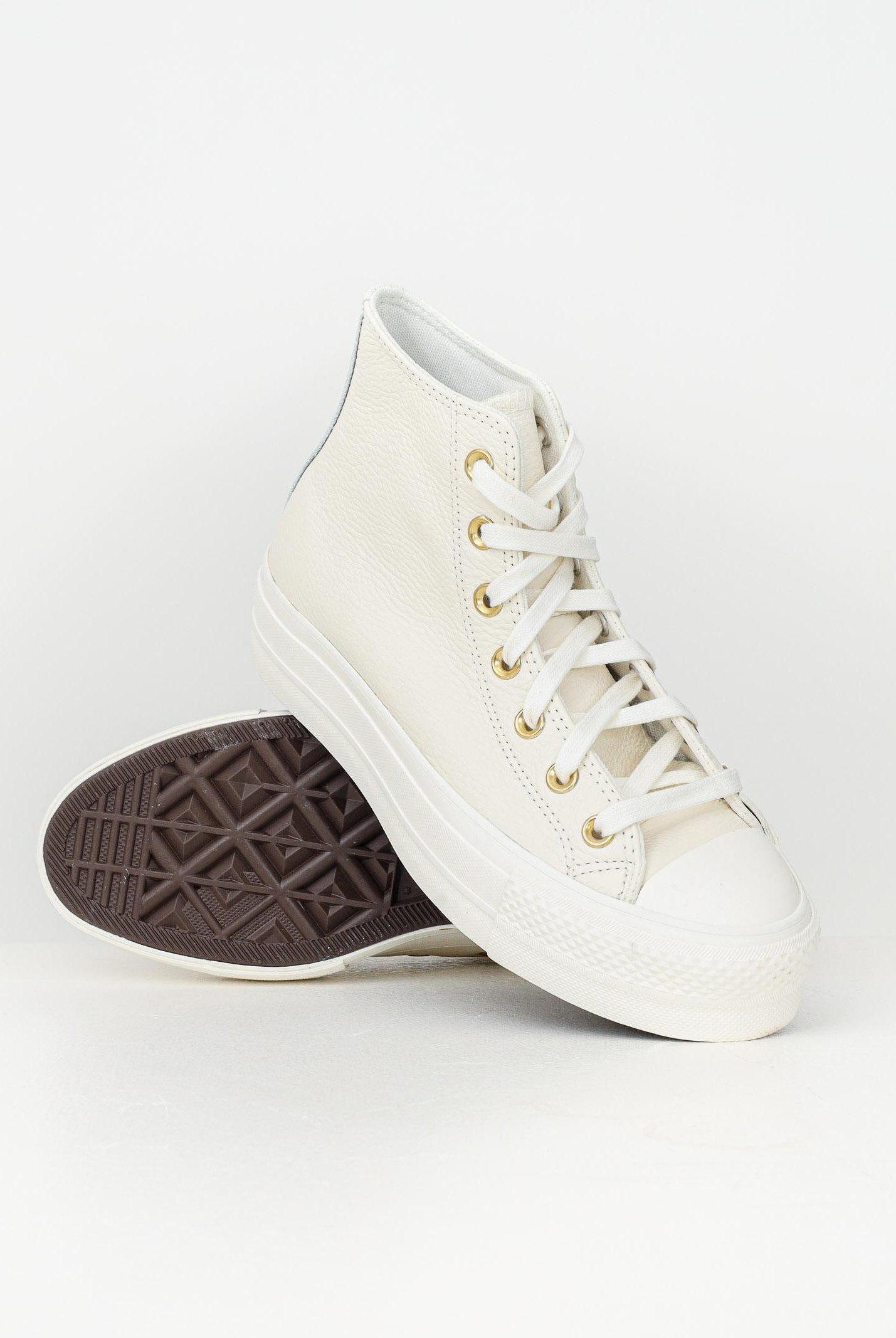 CONVERSE Sneakers Chuck Taylor All Star Lift Platform Golden Hits panna da donna A12764C CONVERSE