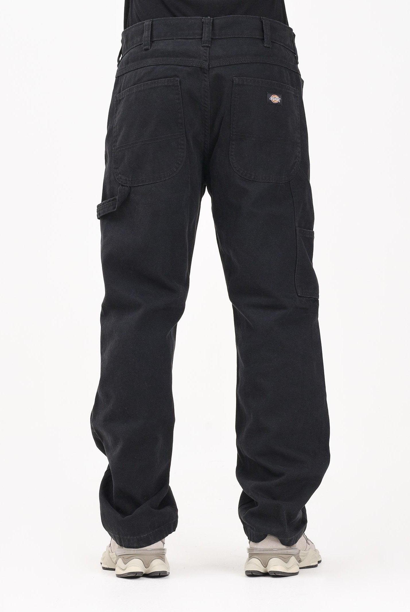 DICKIES JEANS cargo CARPENTER CANVAS nero da uomo DK0A87PDBLK1 . DIckies