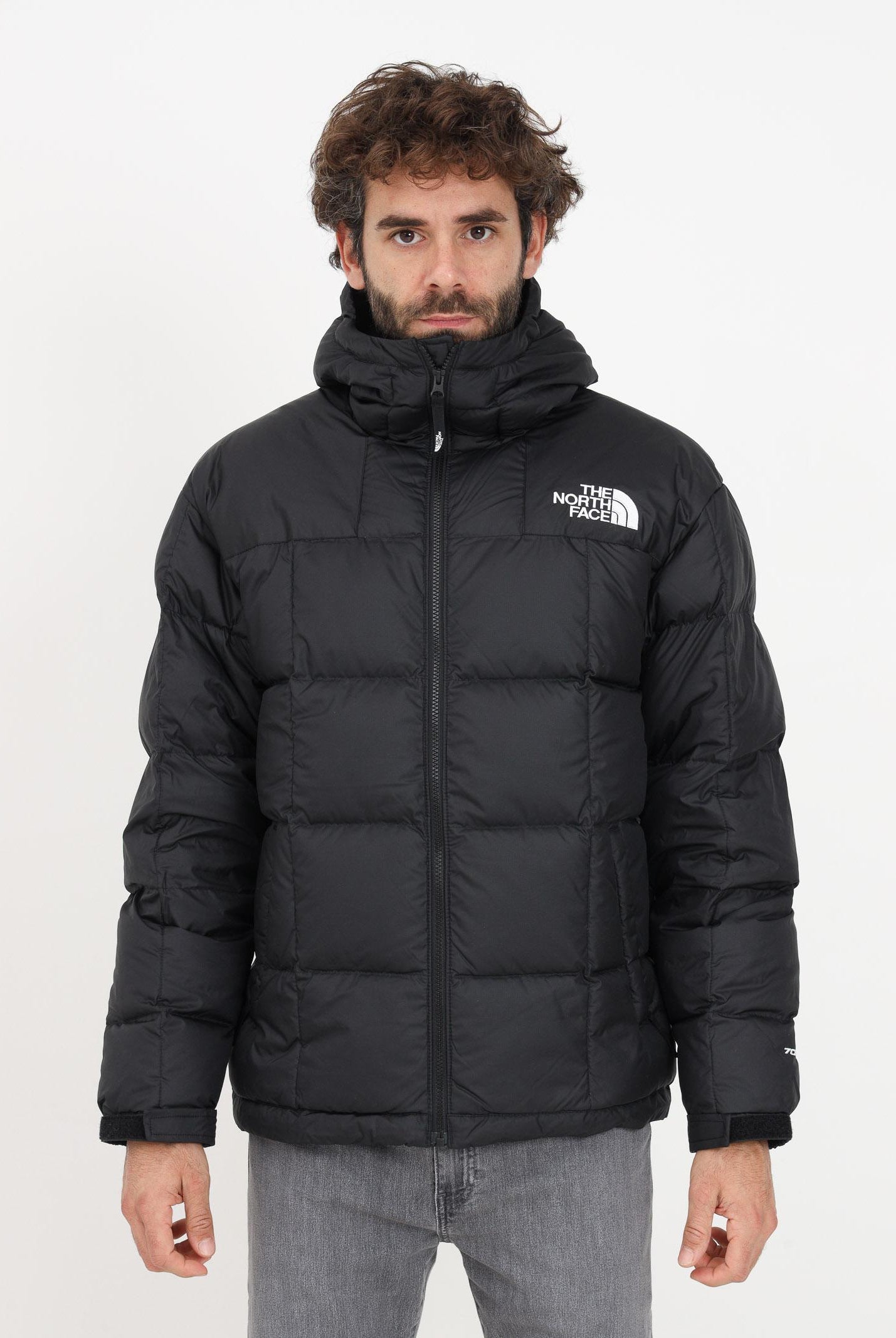 Giubbino nero con cappuccio da uomo NF0A853CJK31 JK31 THE NORTH FACE