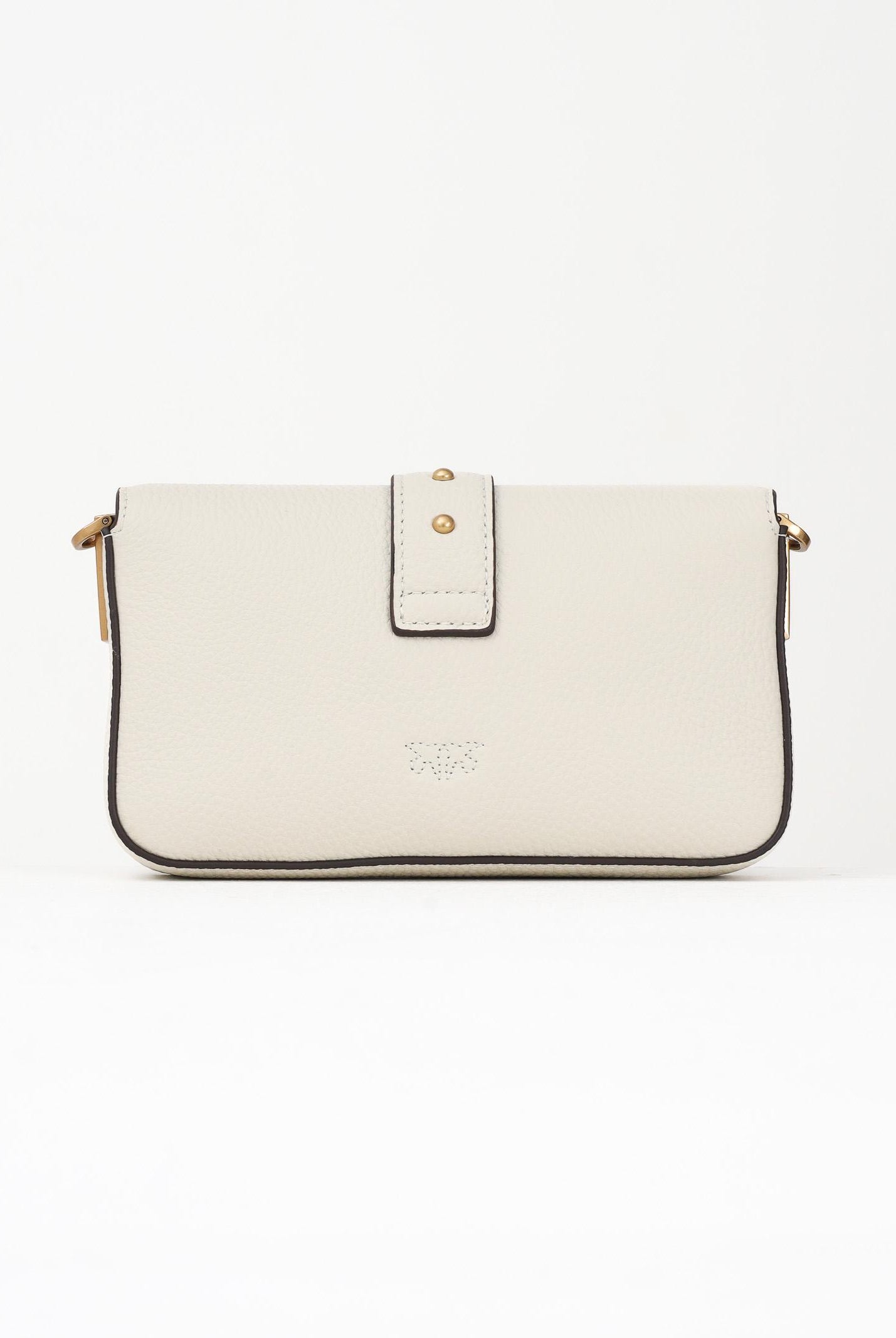 PINKO Borsa a tracolla Love One Slouchy Baby panna da donna 105353A2OX Z14Q PINKO