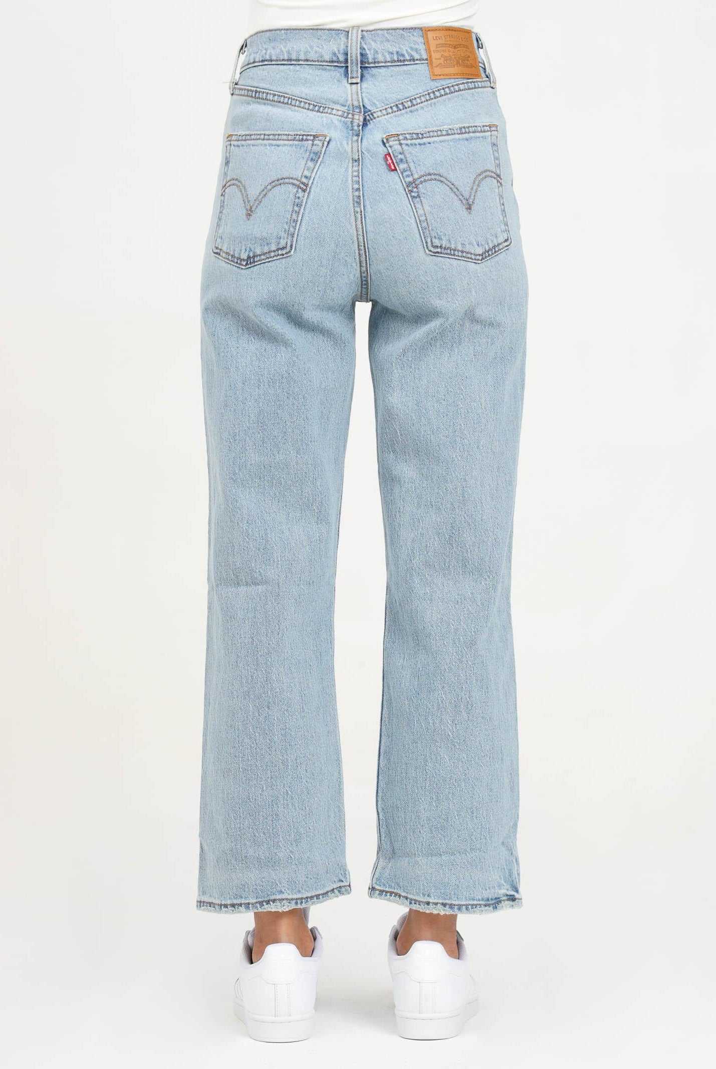 LEVI'S® Jeans Ribcage Straight alla caviglia in denim chiaro da donna 72693-0219 LEVI'S®