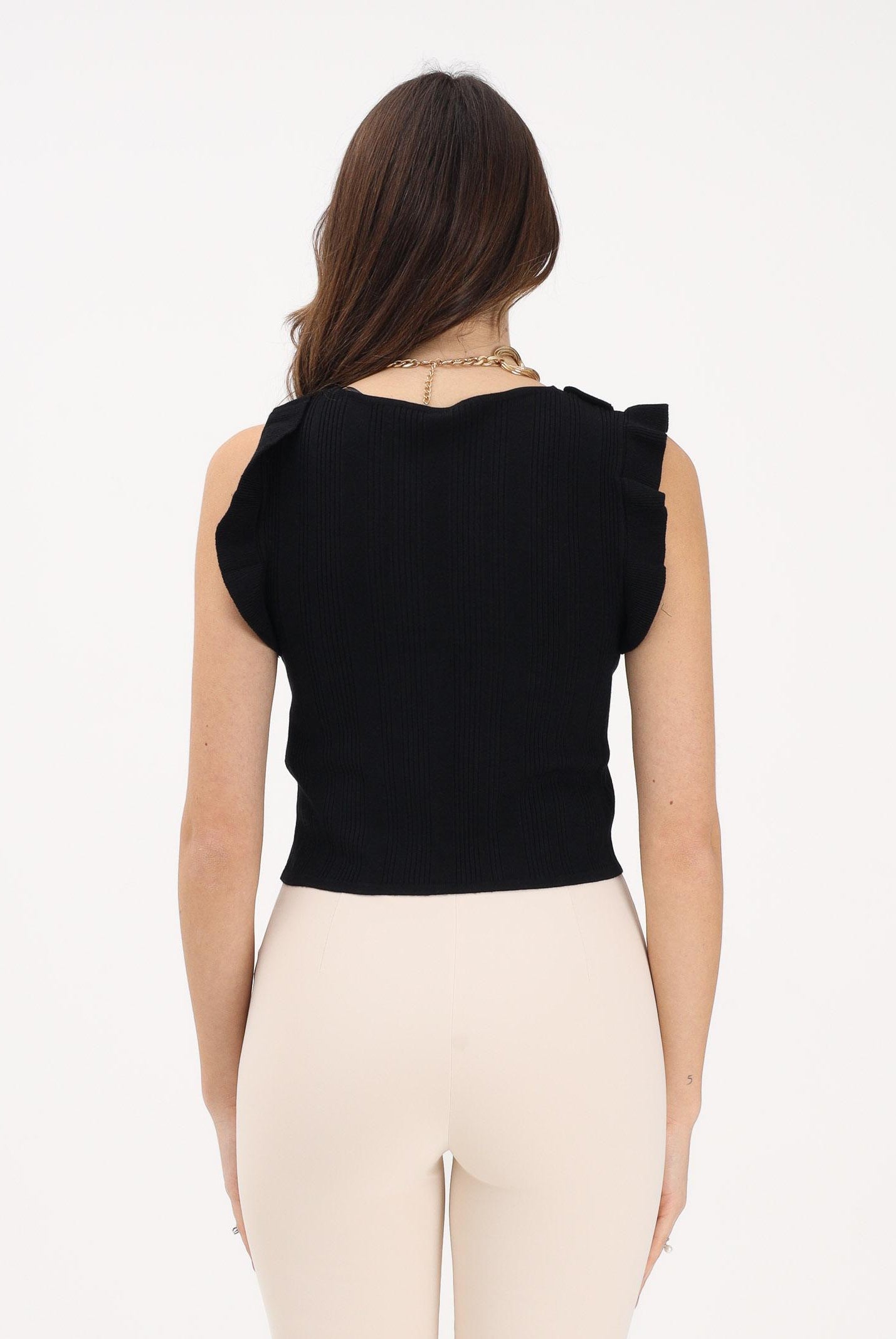 ONLY Top in maglia nero da donna 15364832 BL ONLY