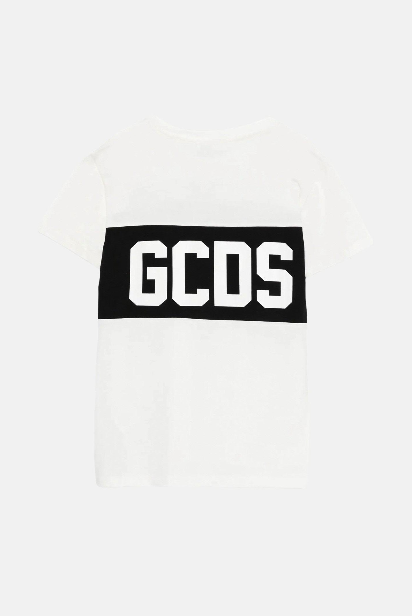 GCDS T-shirt a manica corta bianca per bambino e bambina con stampa logo GCDS B2KU2329JF1 15 GCDS