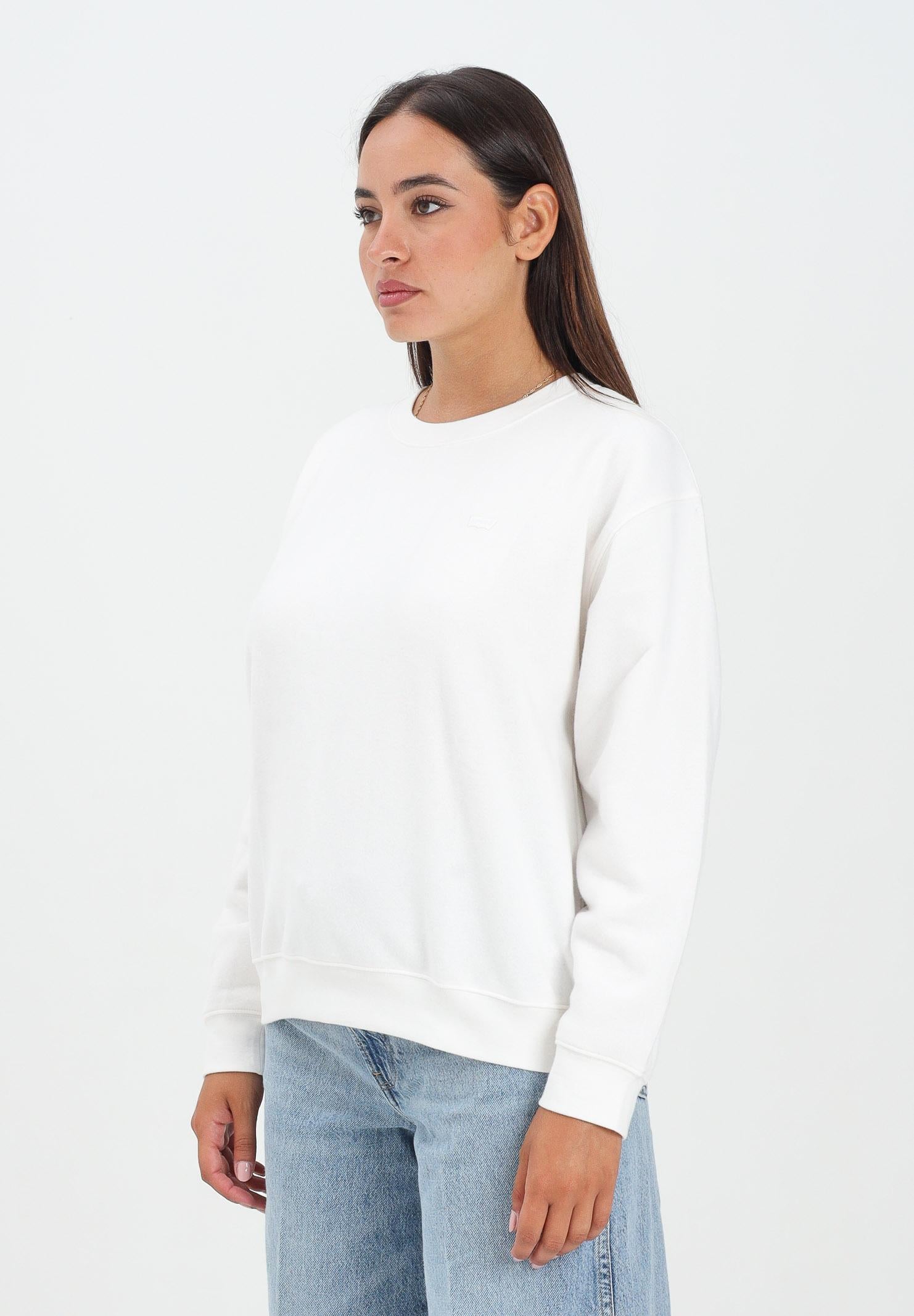LEVI'S® Felpa girocollo Everyday bianca da donna A5942-0036 LEVI'S®