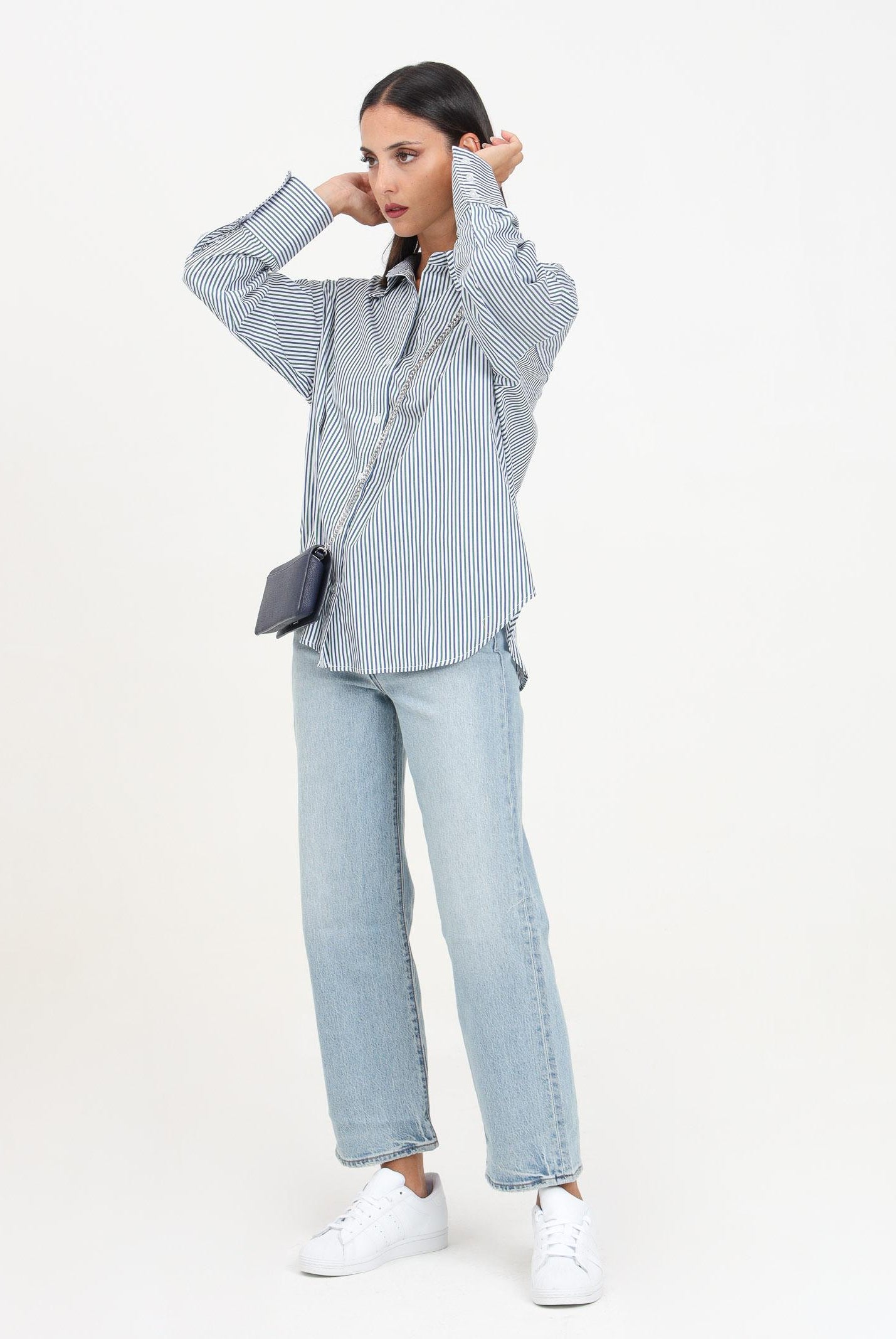 LEVI'S® Jeans Ribcage Straight alla caviglia in denim chiaro da donna 72693-0219 . LEVI'S®