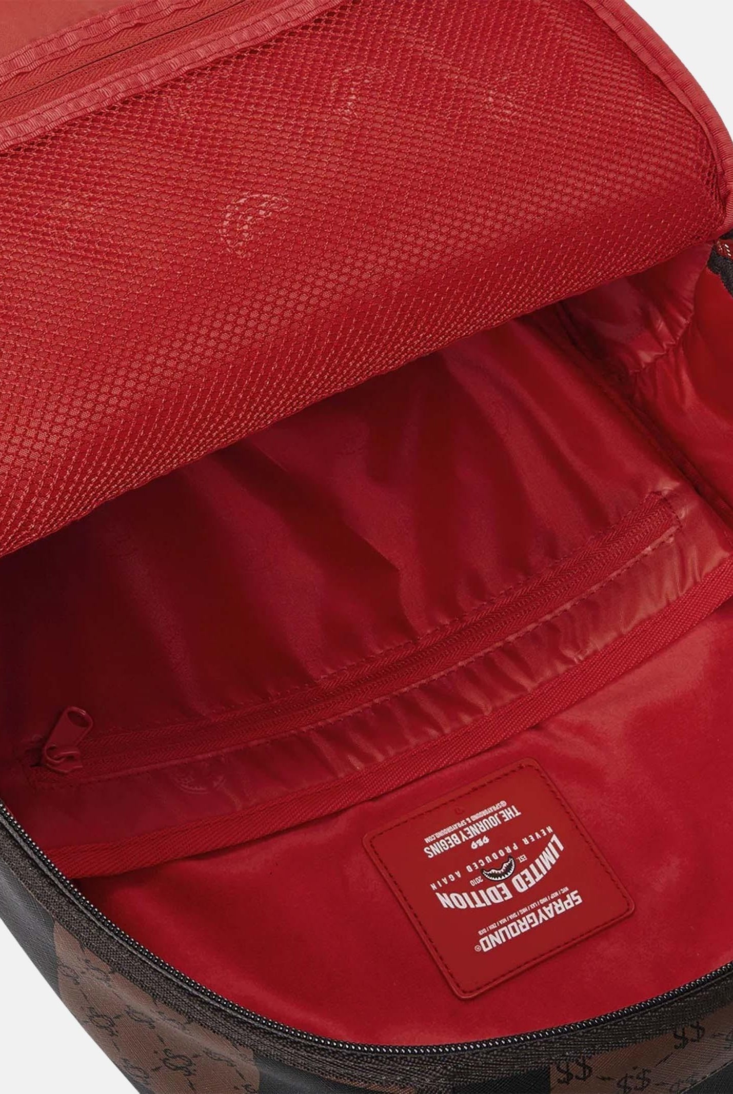 SPRAYGROUND Zaino ENLARGED CHECK PARIS DLXSV marrone e nero per uomo e donna 910B6263NSZ . SPRAYGROUND