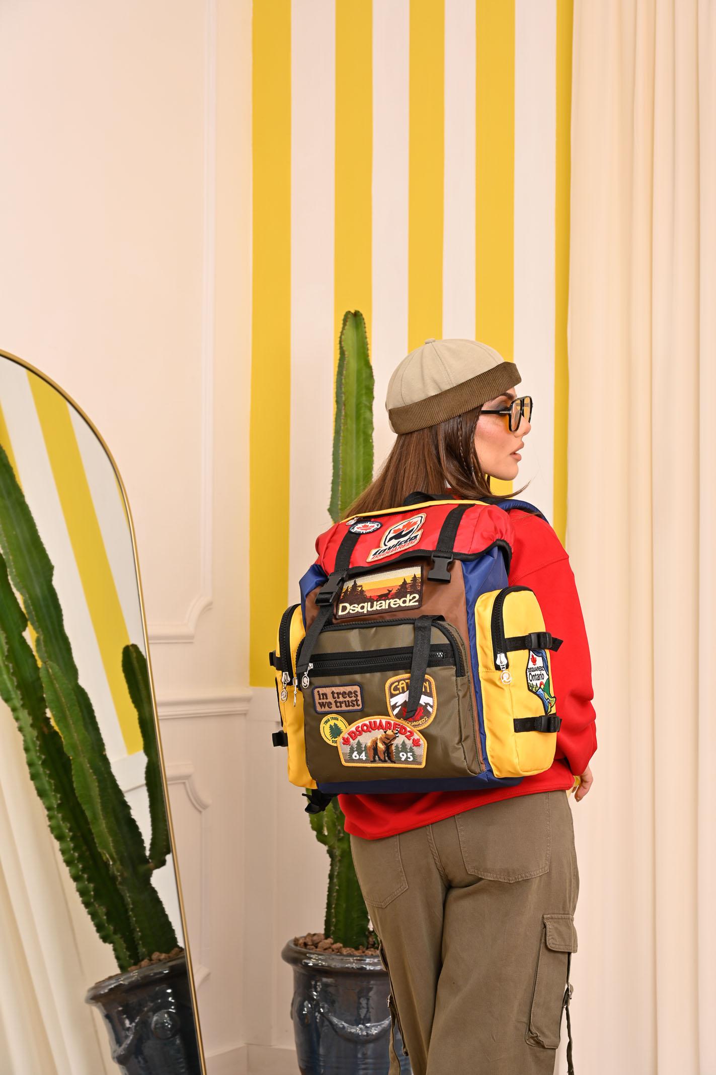 Zaino Monviso multicolor per uomo e donna DQ2944D0AD8 DQC57 DSQUARED2