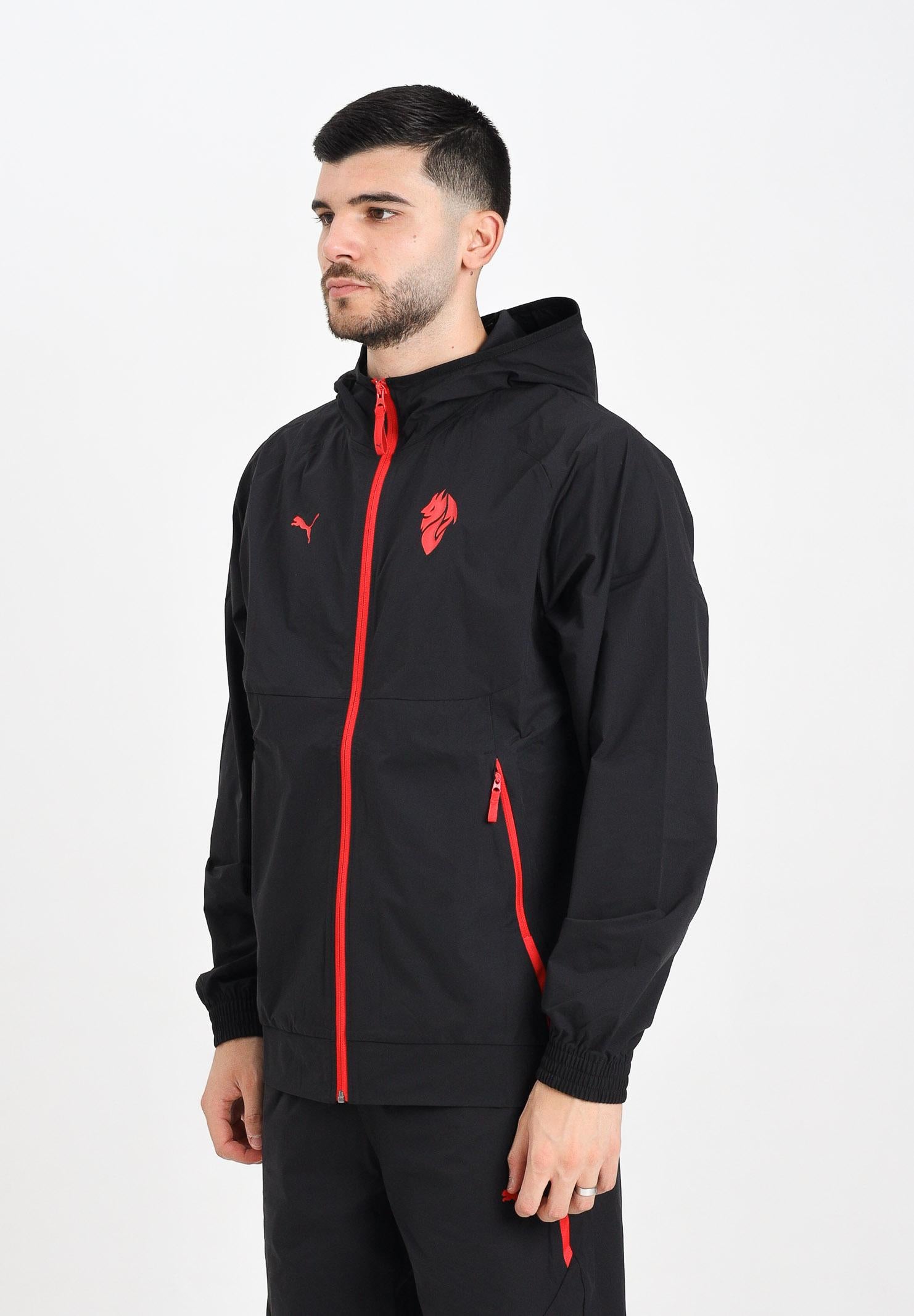 PUMA Giacca a vento AC Milan 25/26 Pre-Match nera da uomo 782405 04 PUMA
