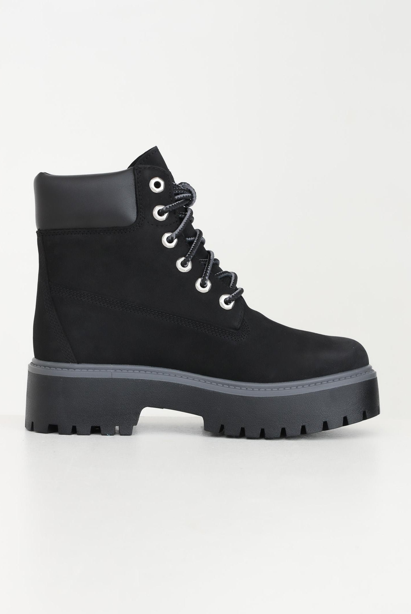 TIMBERLAND Anfibi Stone Street 6-Inch neri da donna TB1A5RH50151 . TIMBERLAND
