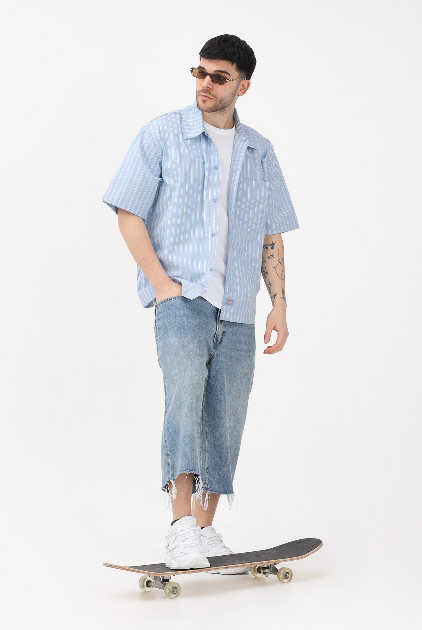 LEVI'S Bermuda 478™ Baggy in denim chiaro da uomo 004A8-0001 . LEVI'S®