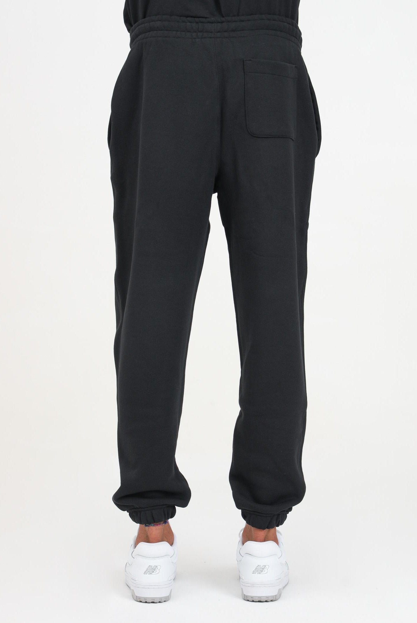 Pantalone sportivo nero per uomo e donna con patch logo XH2750 031 LACOSTE