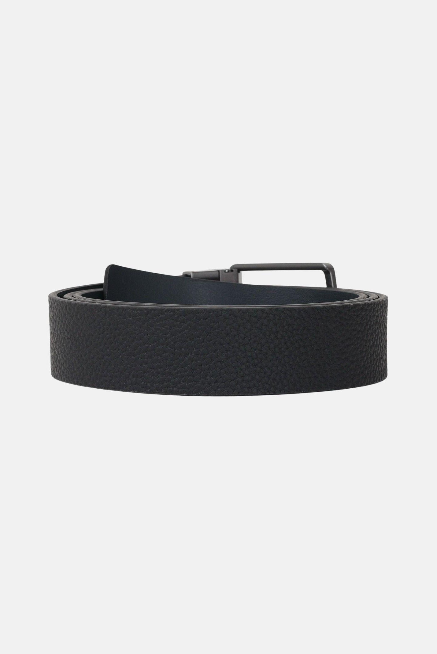 ARMANI EXCHANGE Cintura reversibile blu e nera da uomo XM002836AF24982 MC038 ARMANI EXCHANGE
