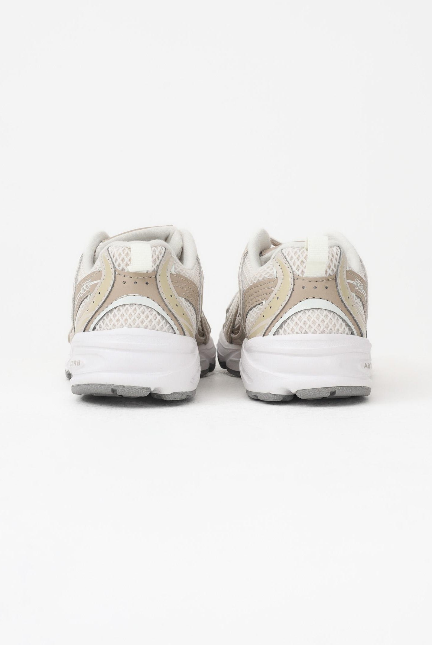 NEW BALANCE Sneakers 530 Bungee Lace panna e beige per bambino e bambina P5305C7 . NEW BALANCE