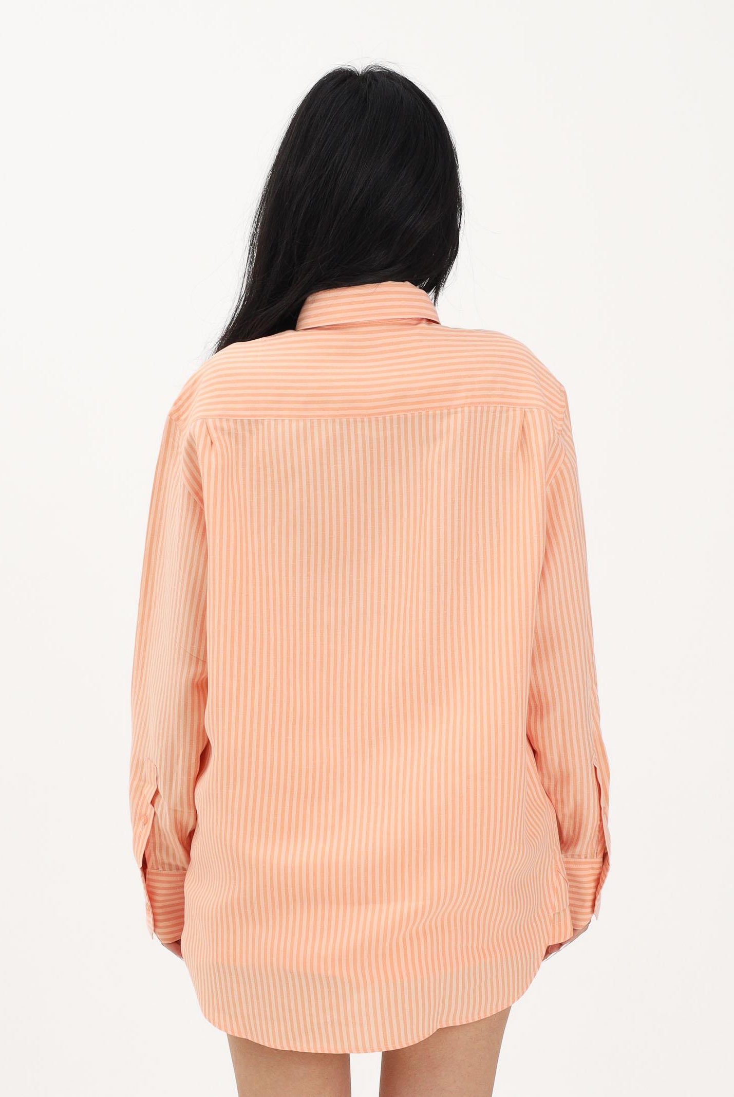 LACOSTE Camicia a manica lunga arancio da donna CF1429 4HI LACOSTE