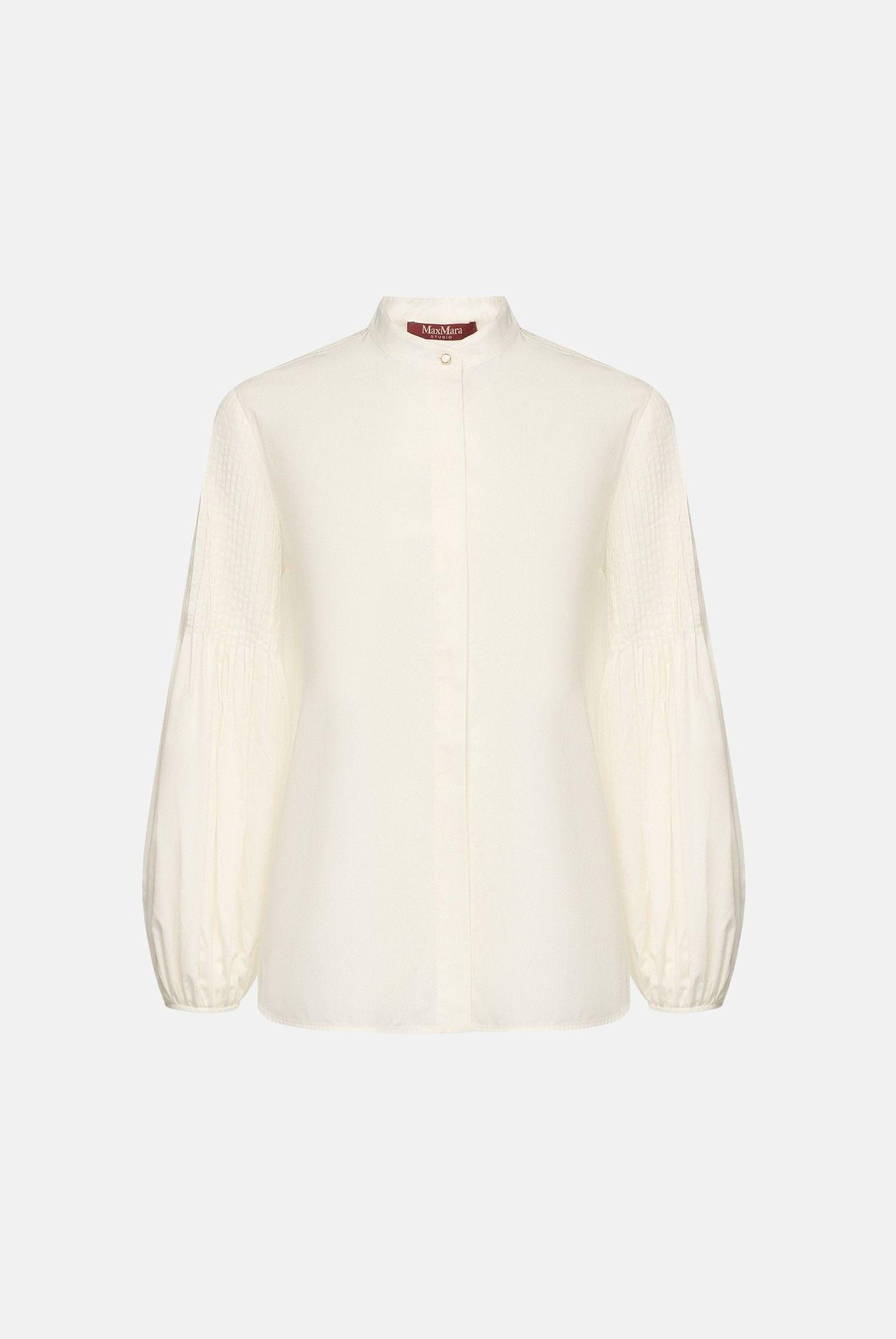 MAX MARA blusa con collo alto Seta avorio donna 2626116071600 001 MAX MARA