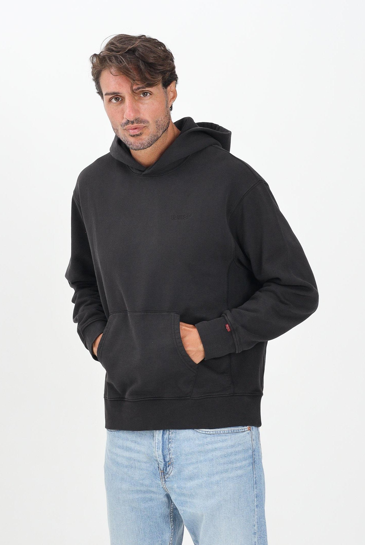 LEVI'S® Felpa con cappuccio Authentic nera da uomo A8435-0019 . LEVI'S®